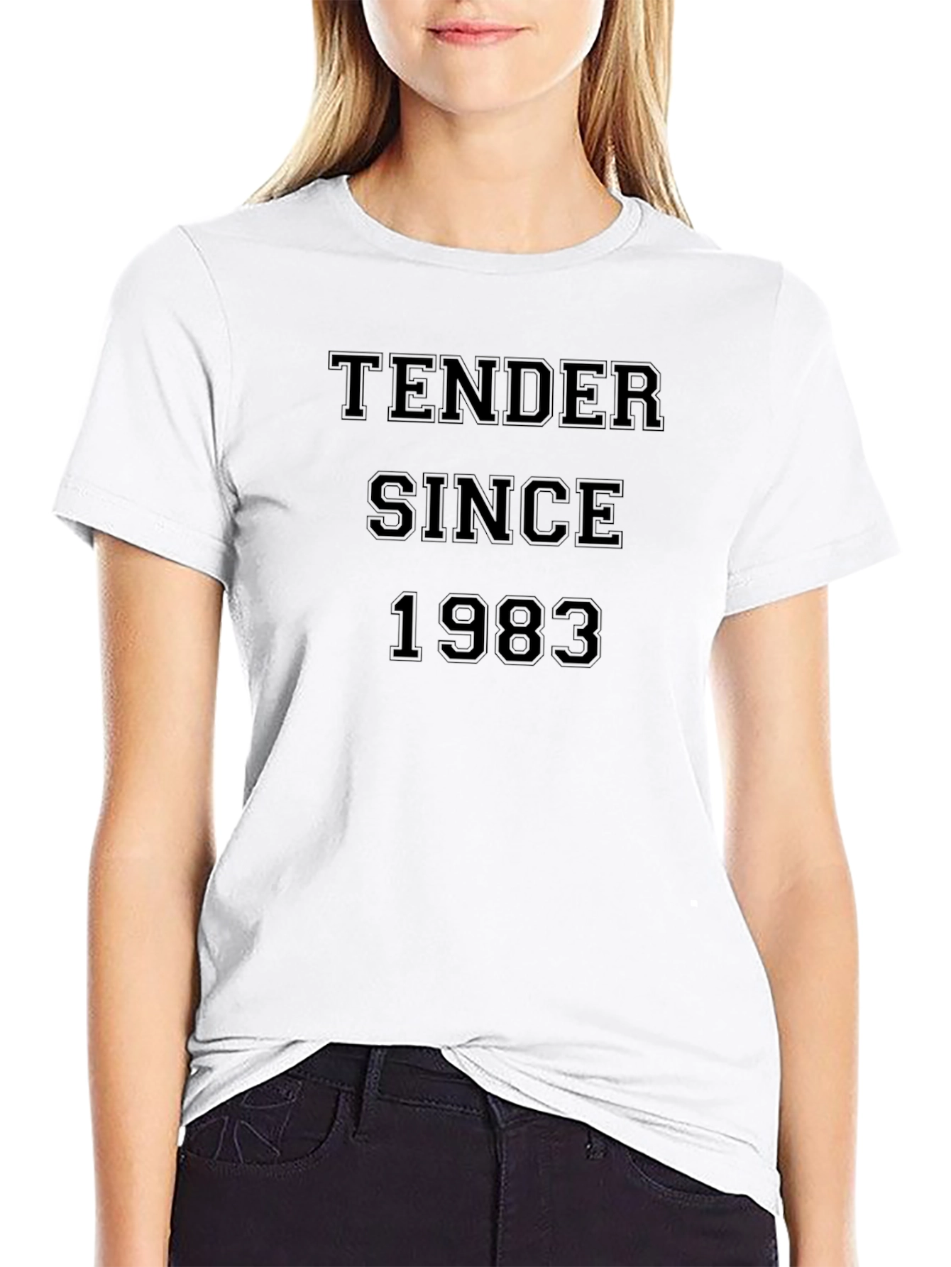 Tender Since 1983 Black Graphic Tee