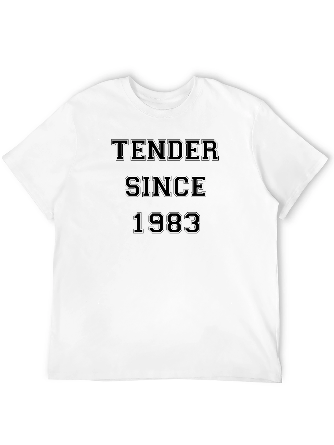 Tender Since 1983 Black Graphic Tee