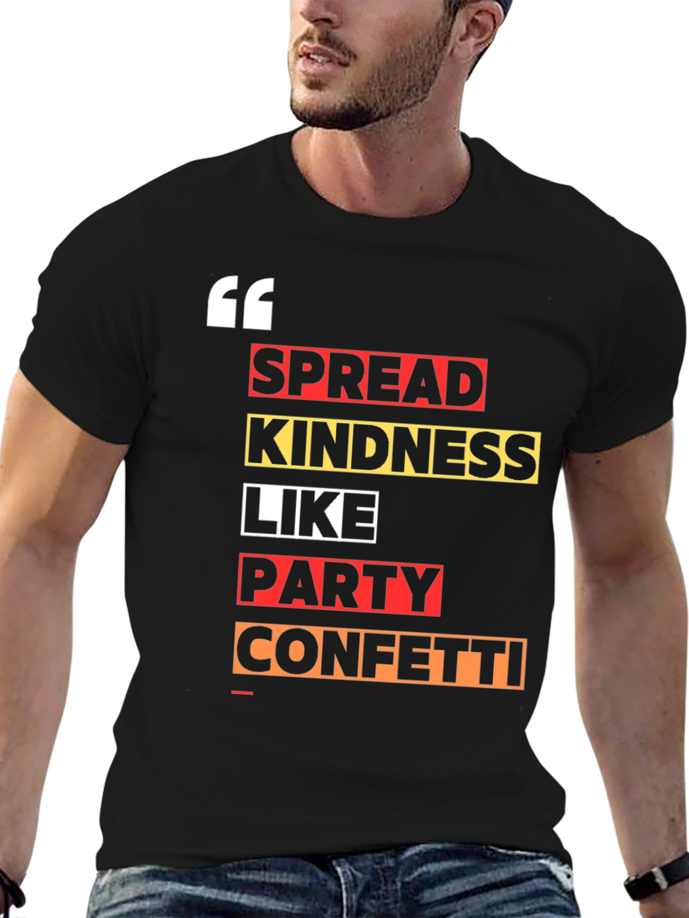 Spread Kindness Graphic Tee - Trendy Slogan Shirt