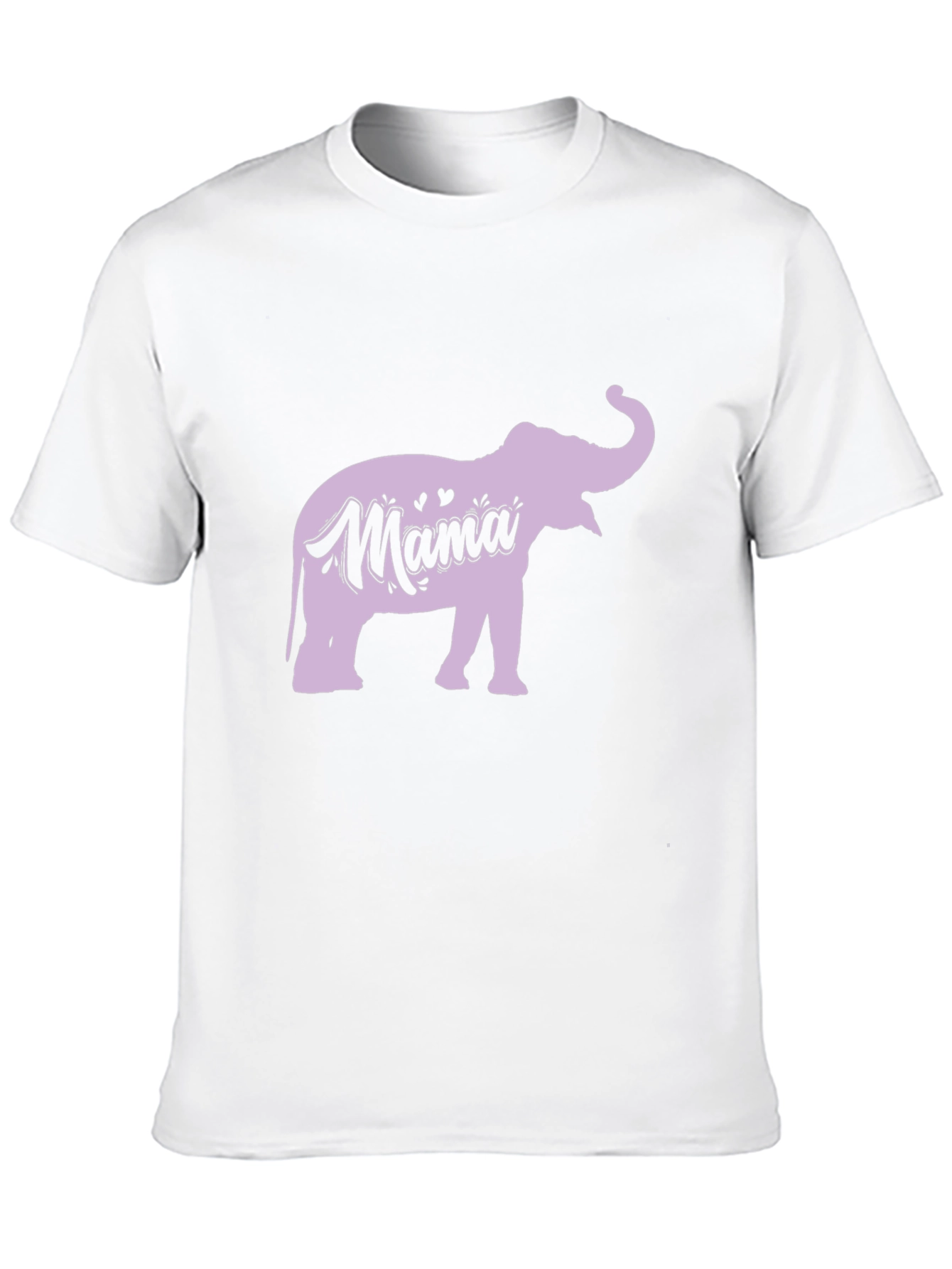 Mama Elephant Graphic Tee - Black Casual Shirt