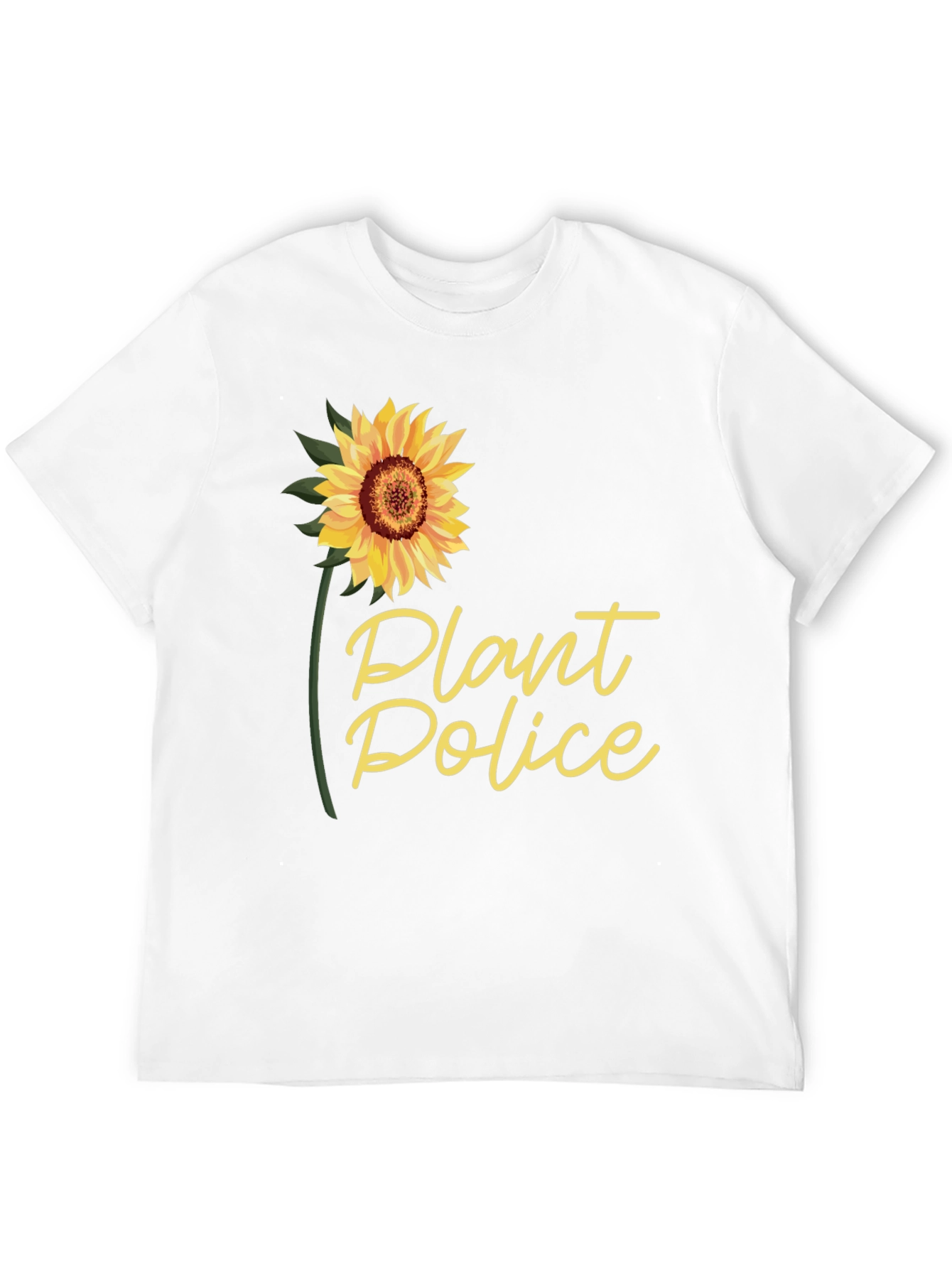 Plant Police Sunflower Graphic T-Shirt