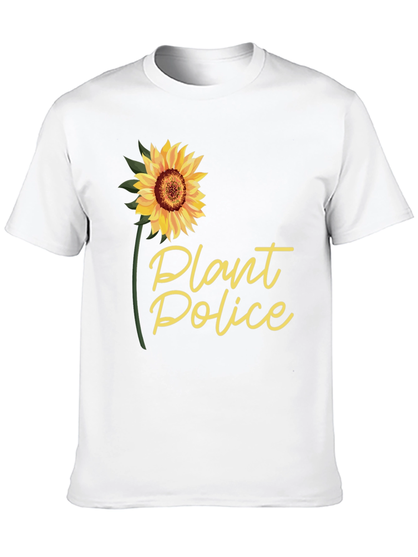 Plant Police Sunflower Graphic T-Shirt