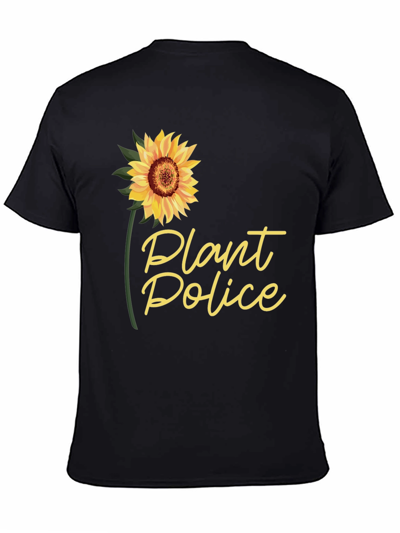 Plant Police Sunflower Graphic T-Shirt