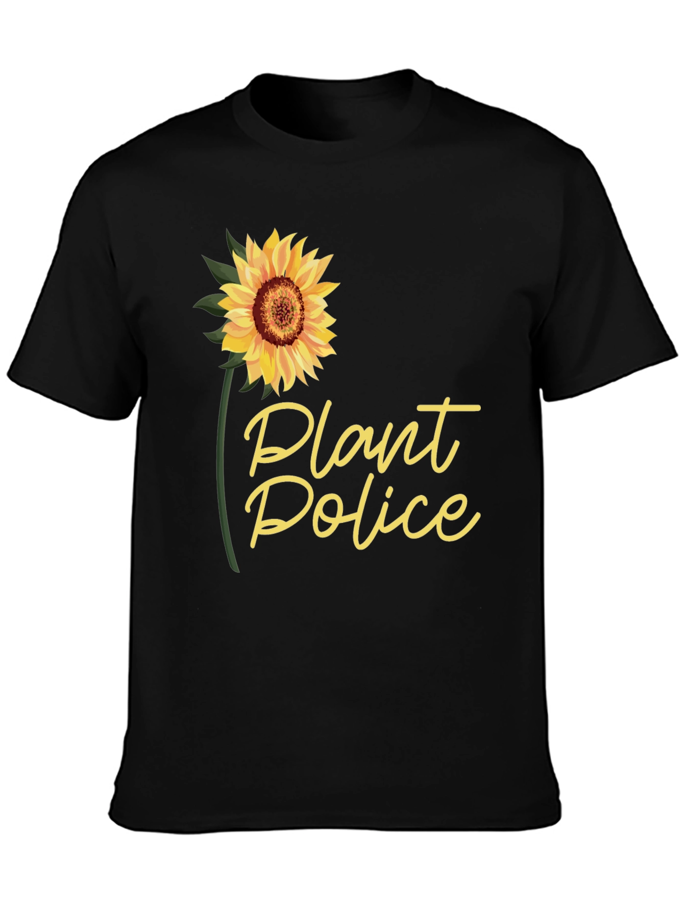 Plant Police Sunflower Graphic T-Shirt