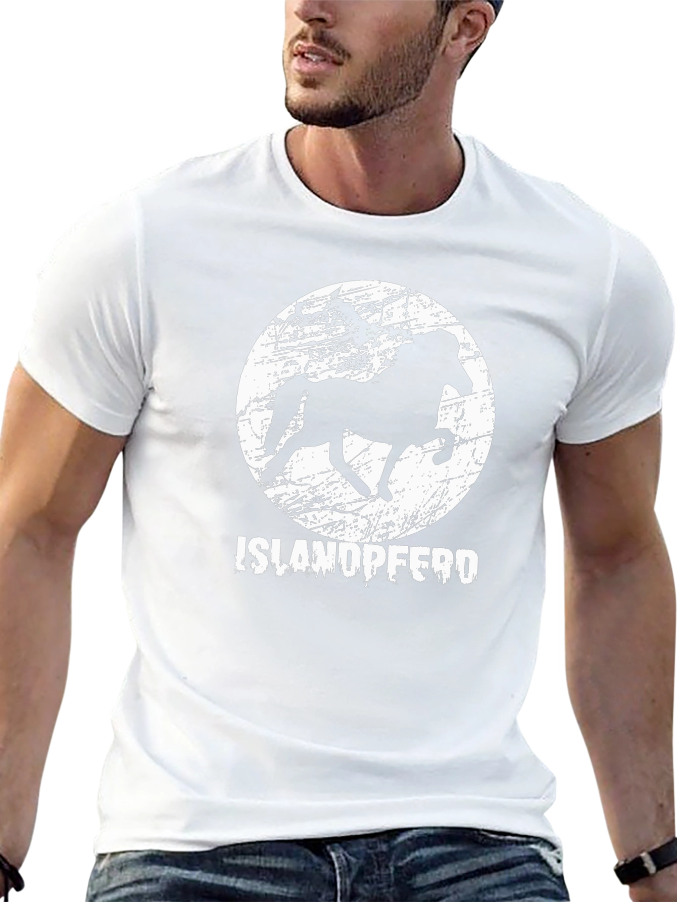Icelandic Horse T-Shirt - Equestrian Design