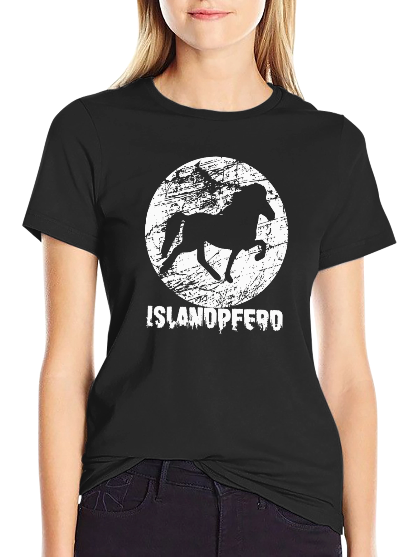 Icelandic Horse T-Shirt - Equestrian Design