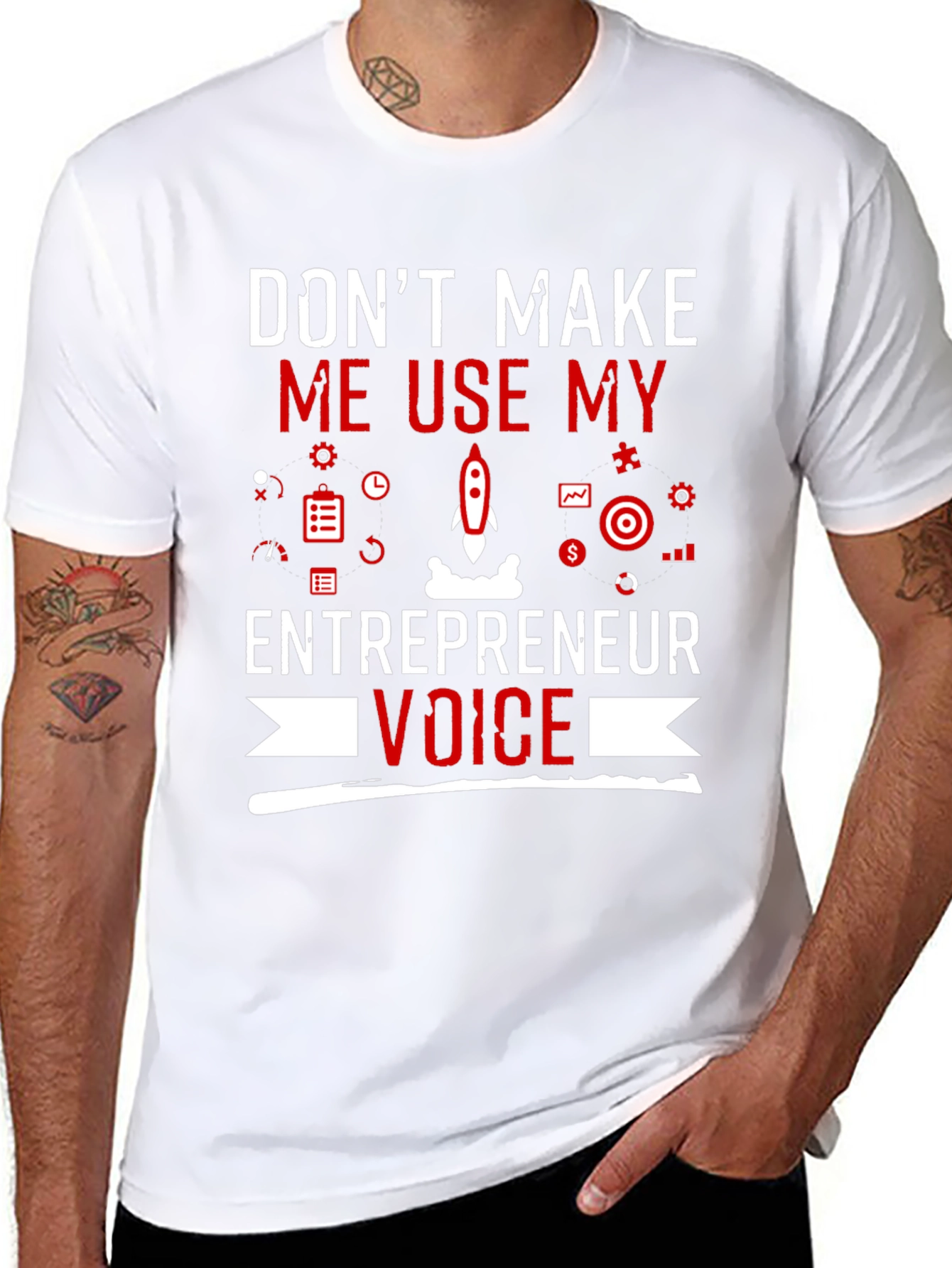 Entrepreneur Voice T-Shirt - Funny Business Startup Tee