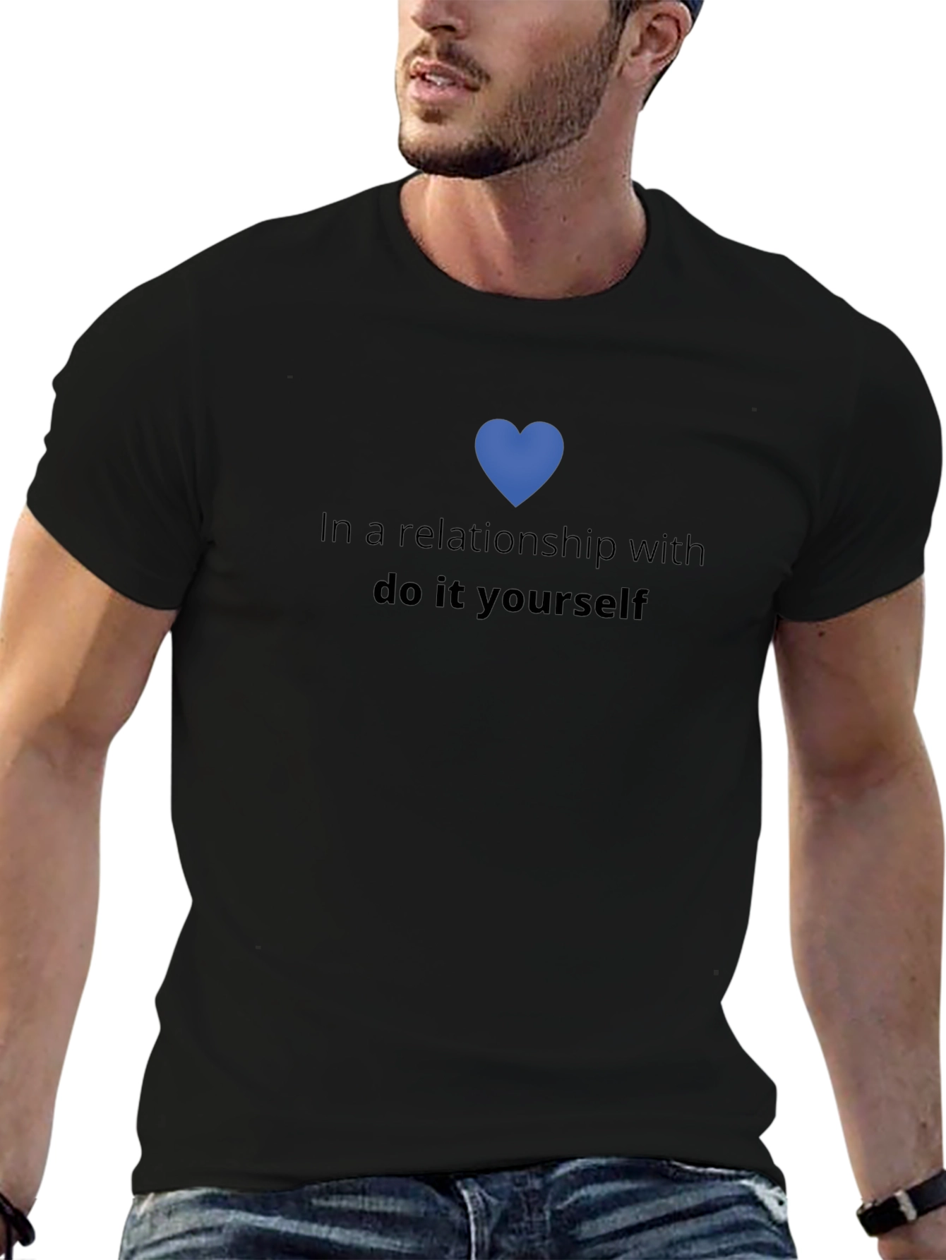 DIY Relationship Black Graphic Tee