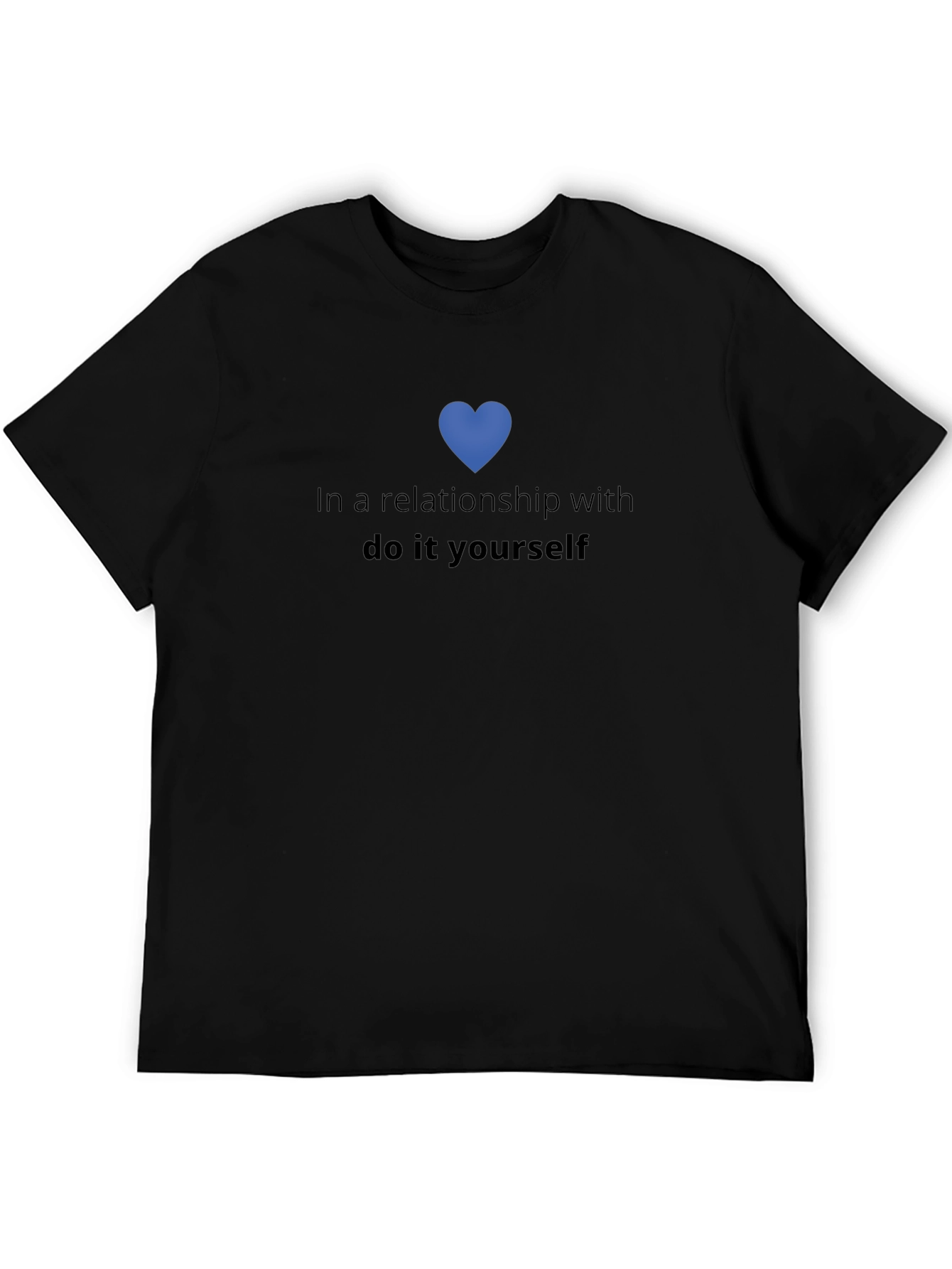 DIY Relationship Black Graphic Tee