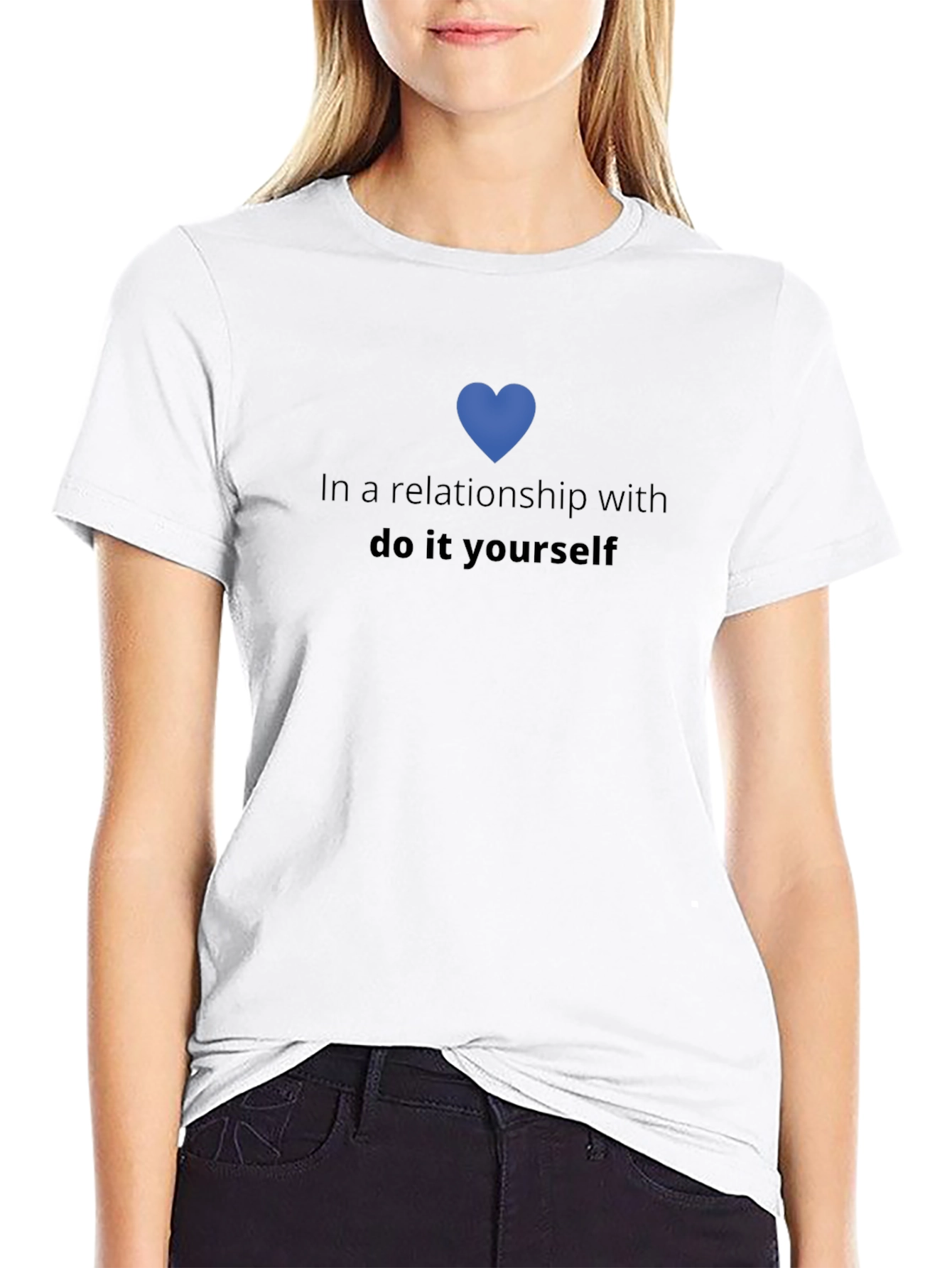 DIY Relationship Black Graphic Tee