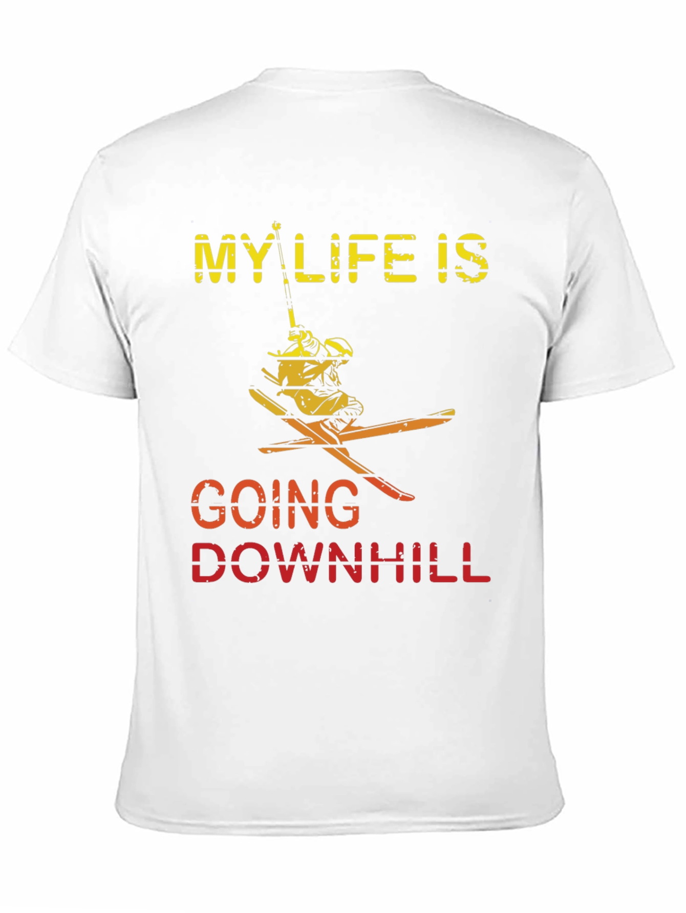 My Life Is Going Downhill Skiing T-Shirt