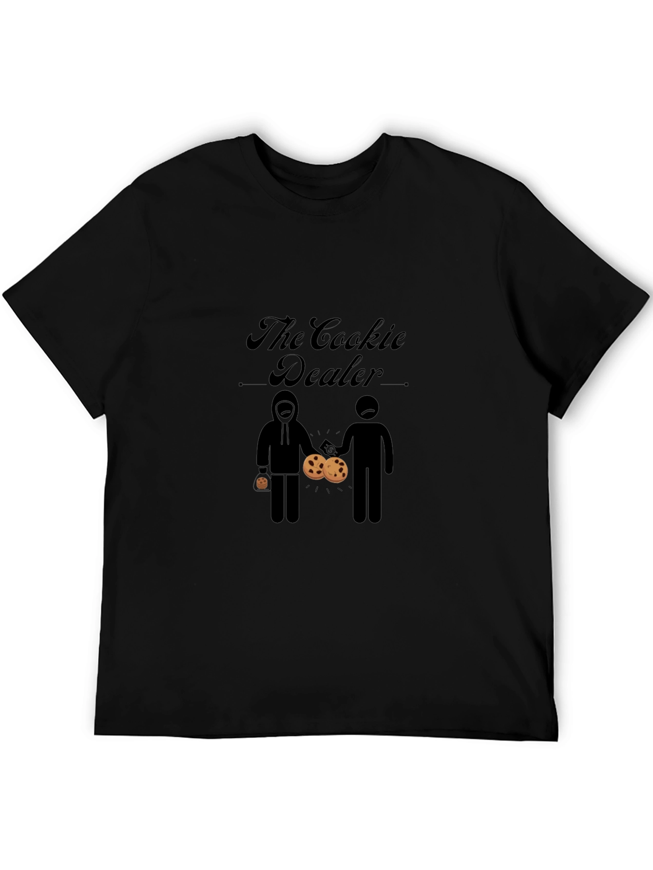 The Cookie Dealer Black Graphic T-Shirt