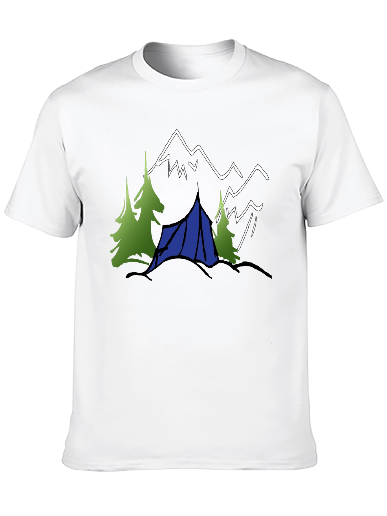 Nature Adventure Tee: Camping in the Mountains
