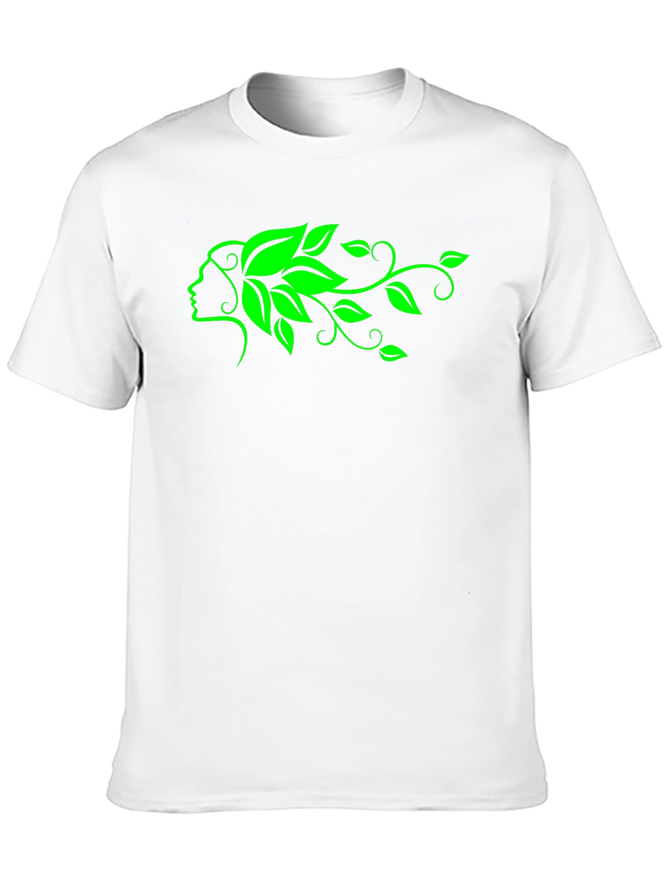 Green Goddess Black T-Shirt