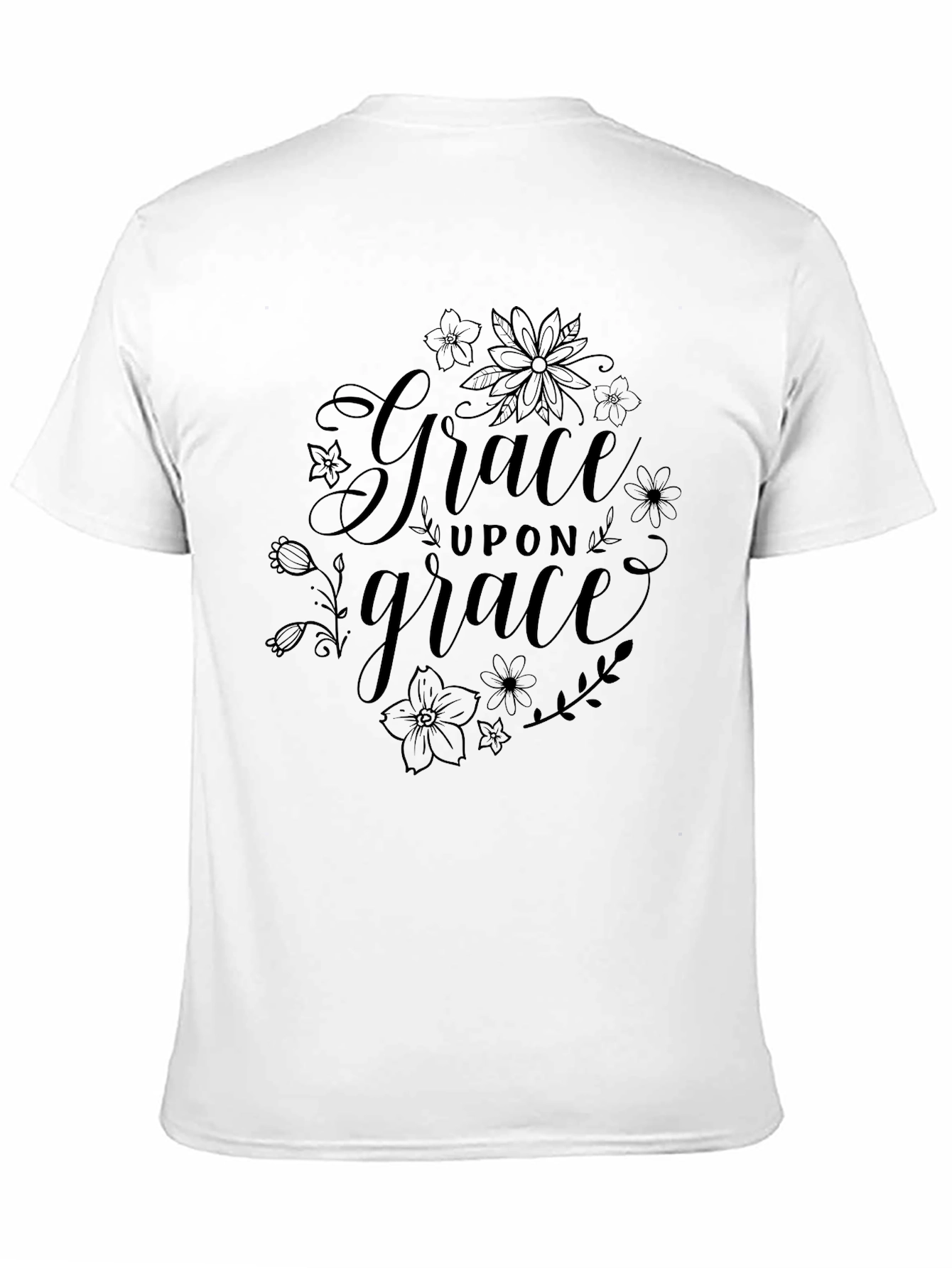 Grace Upon Grace Black Graphic T-Shirt