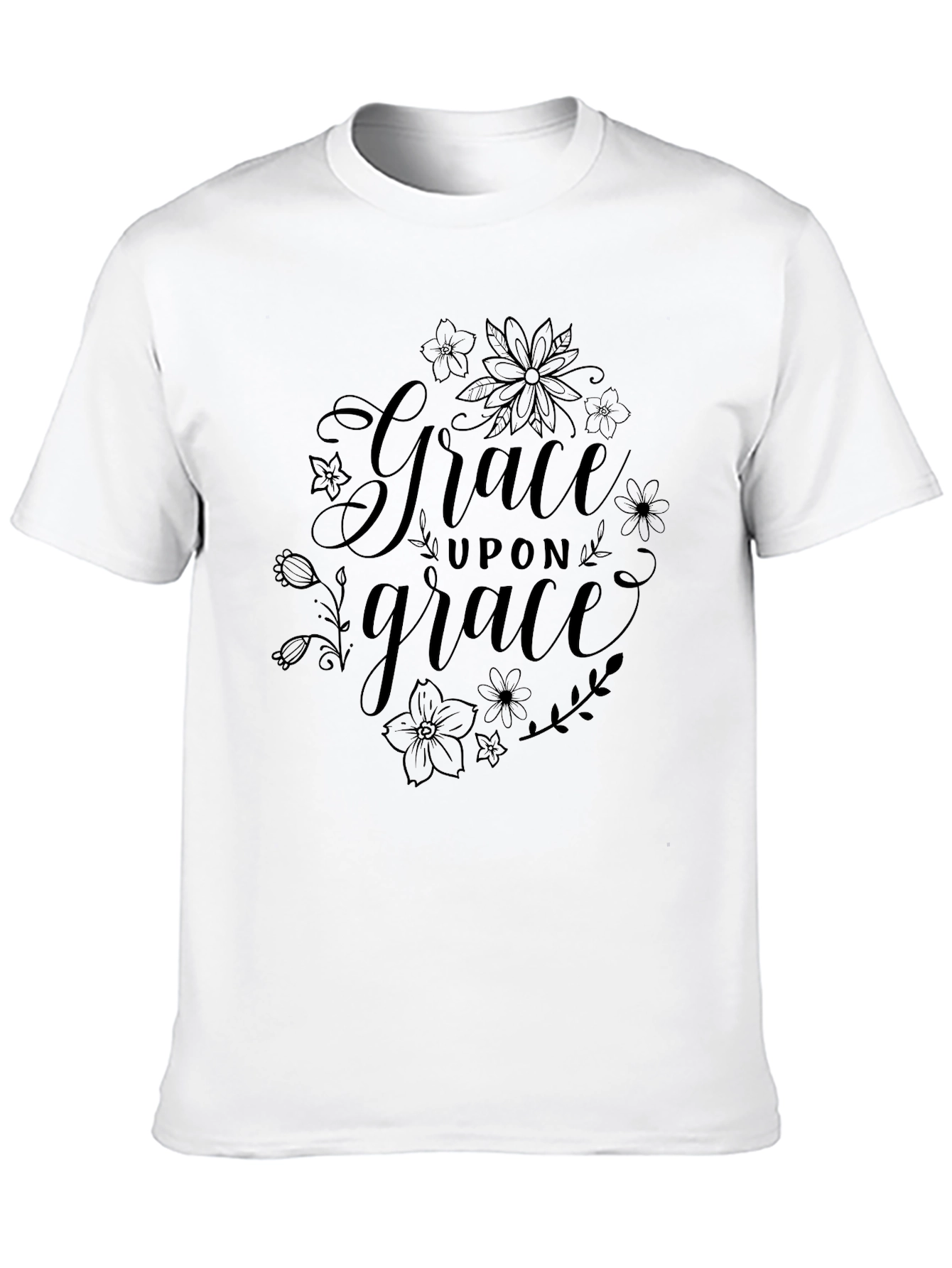Grace Upon Grace Black Graphic T-Shirt