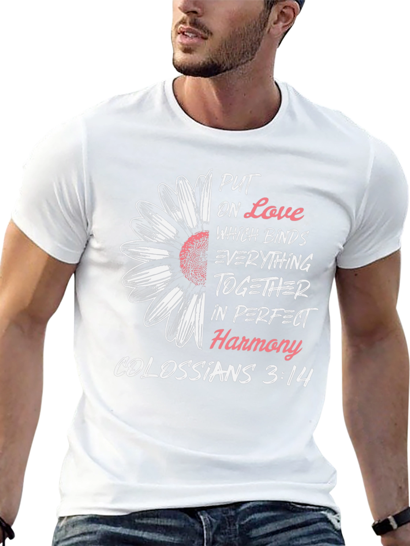 Love Binds Colossians 3:14 Graphic T-Shirt