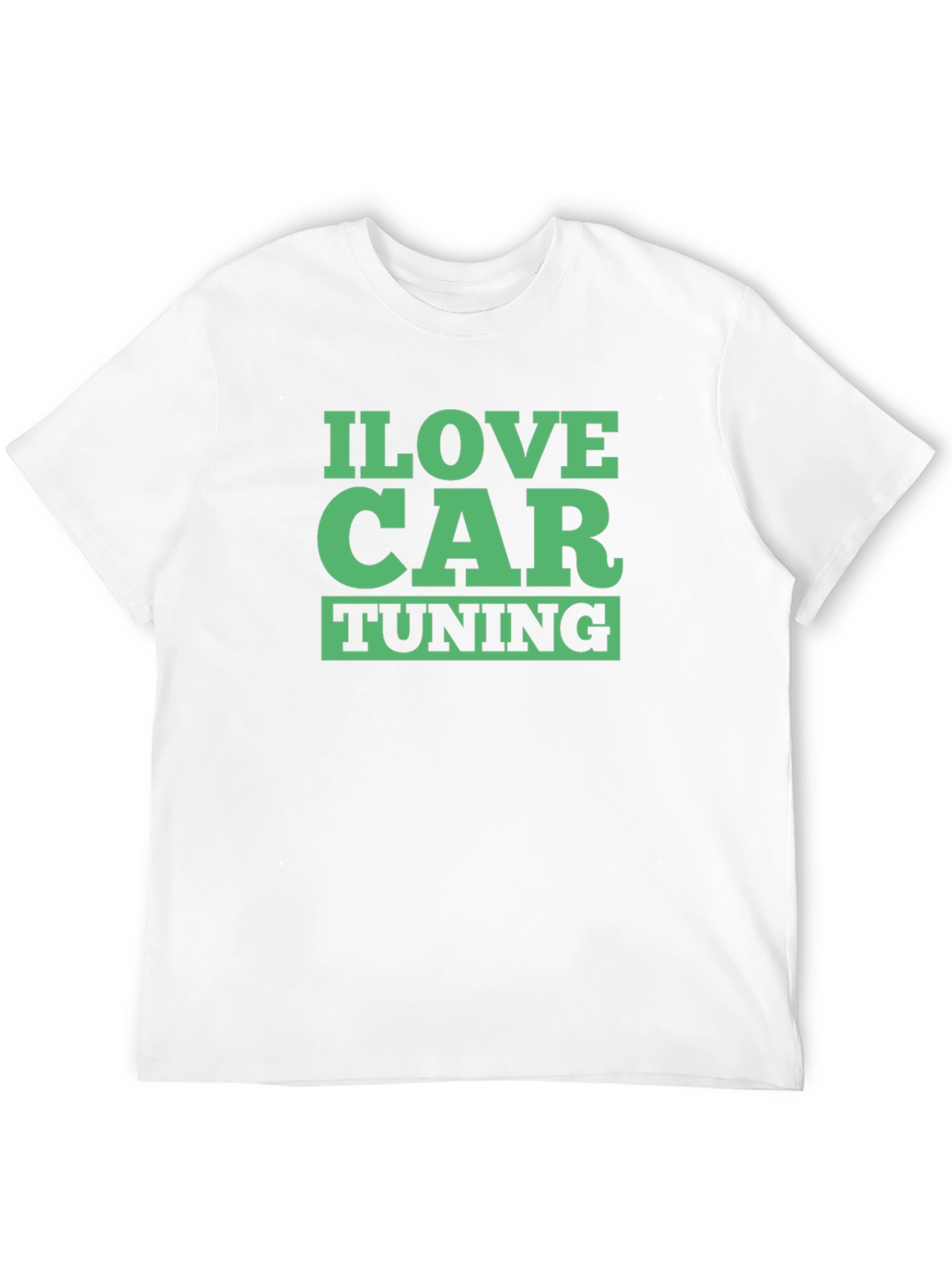 I Love Car Tuning Black T-Shirt