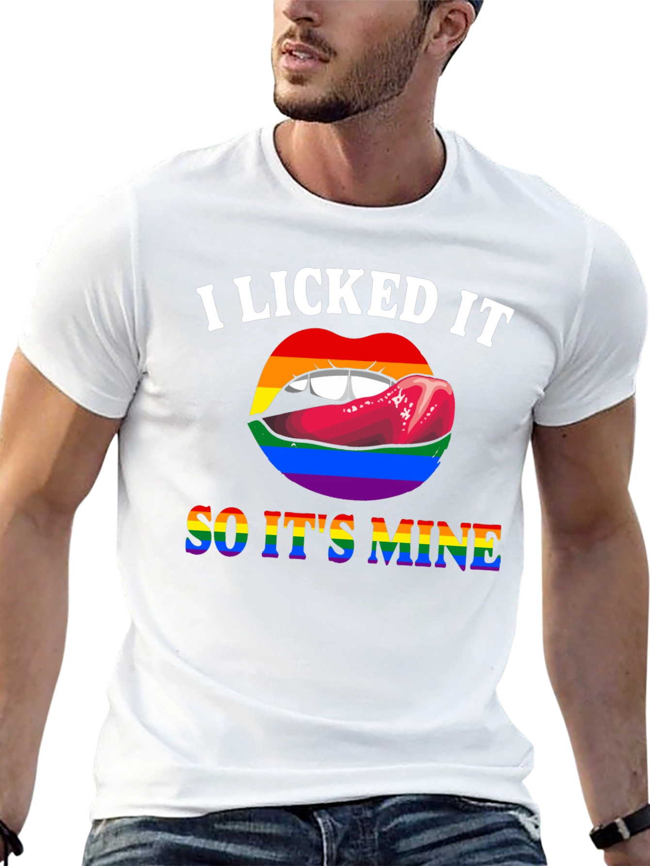 I Licked It So Its Mine Pride T-Shirt