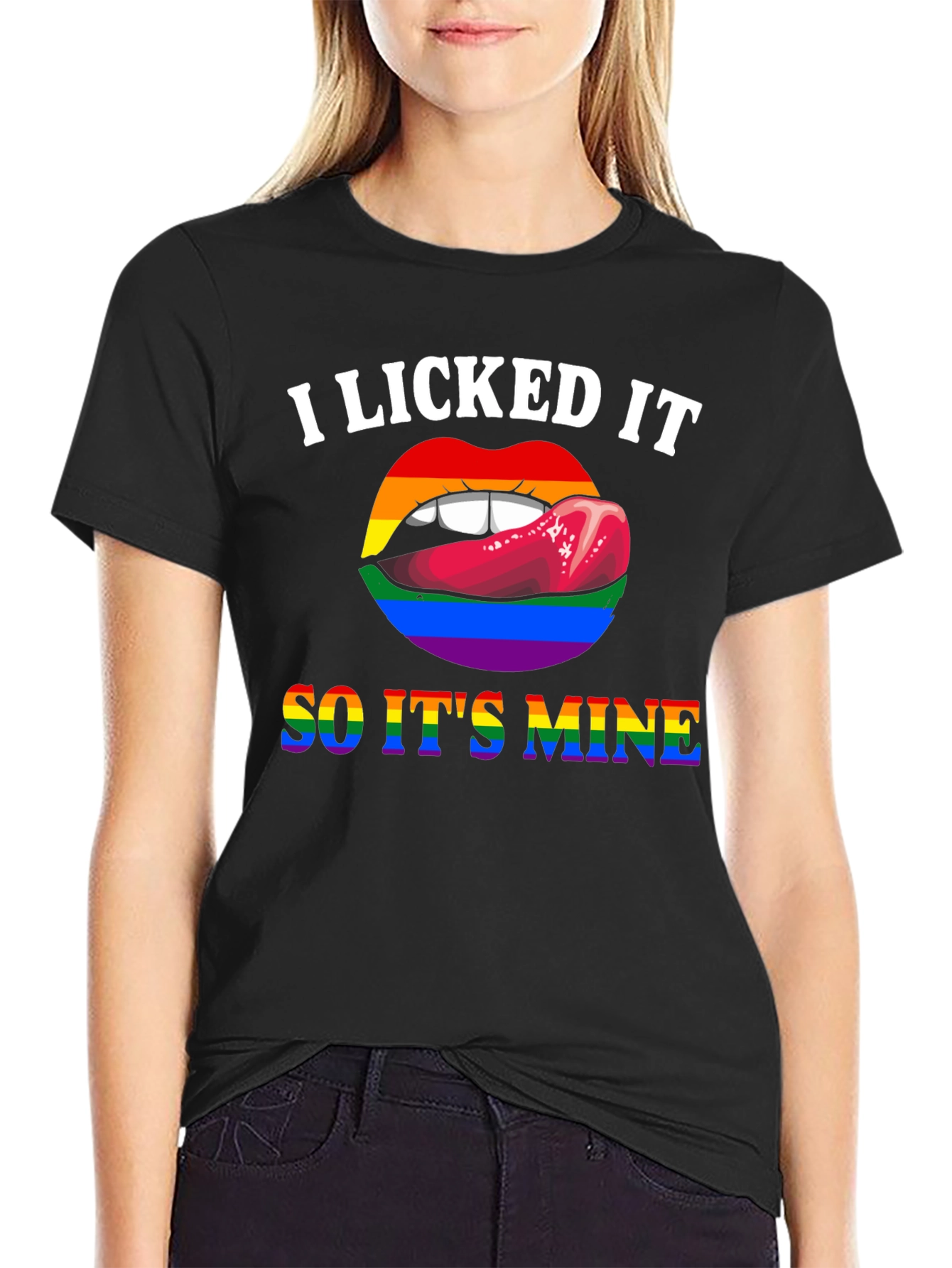 I Licked It So Its Mine Pride T-Shirt