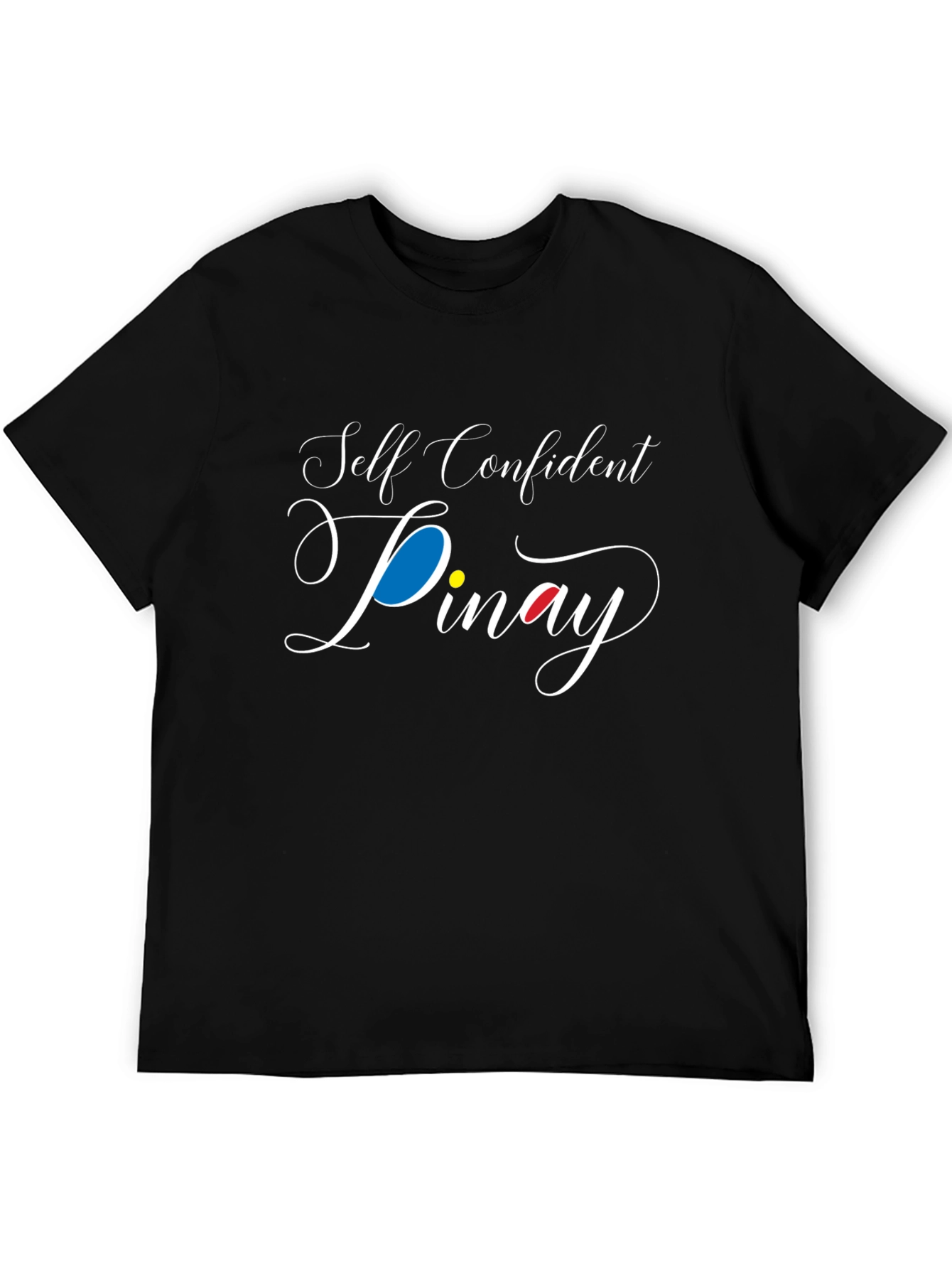Self Confident Pinay Black T-Shirt