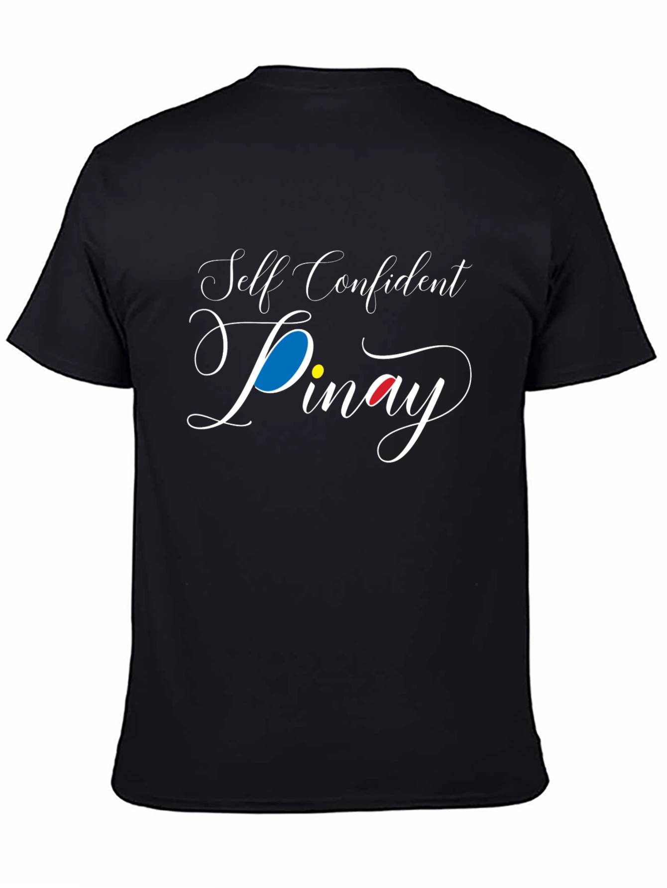 Self Confident Pinay Black T-Shirt