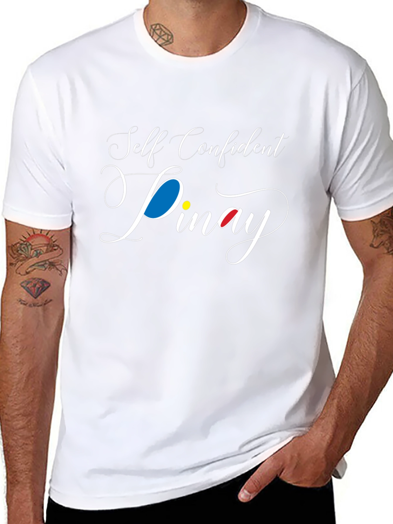 Self Confident Pinay Black T-Shirt