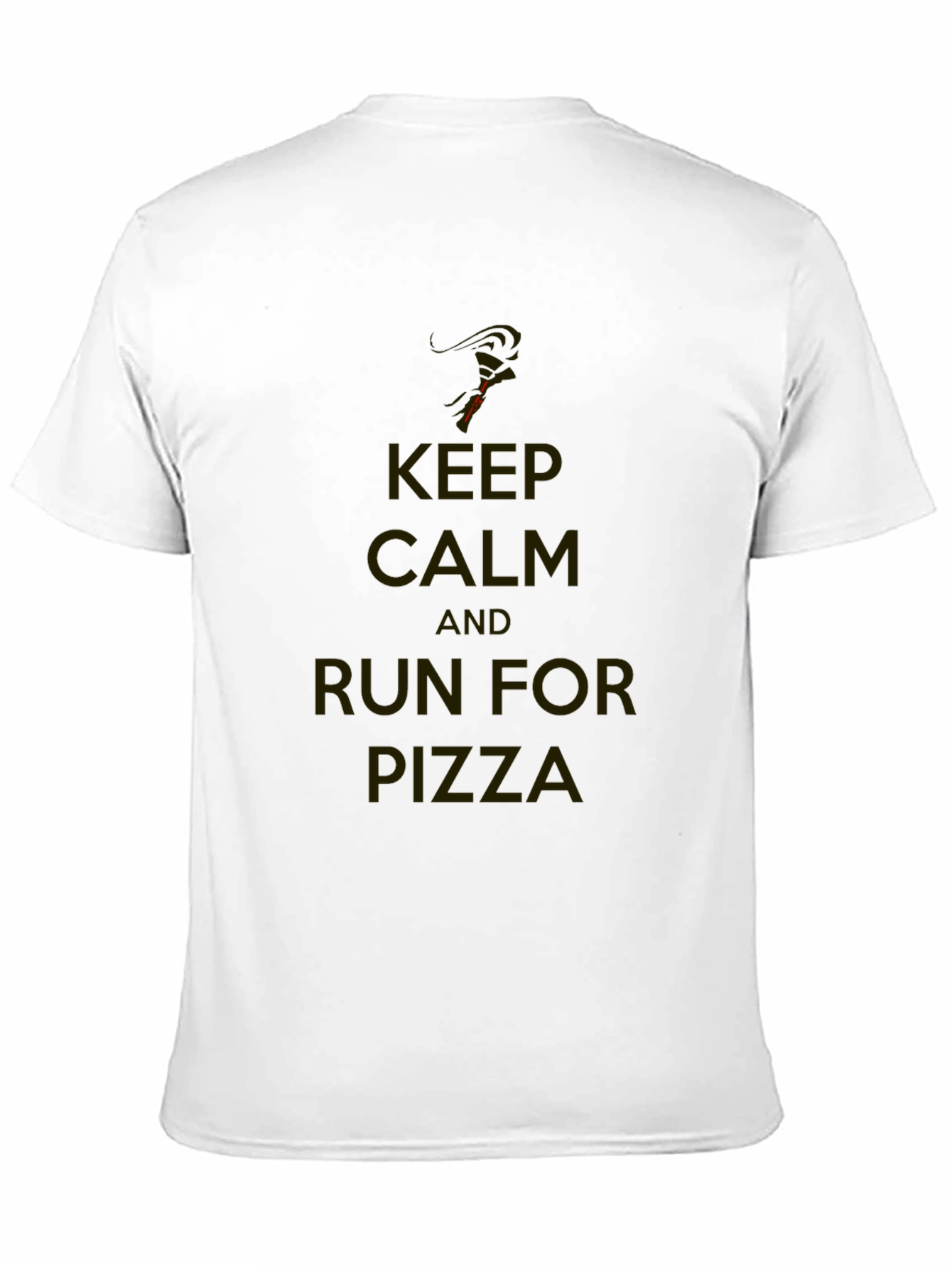 Keep Calm and Run for Pizza T-Shirt