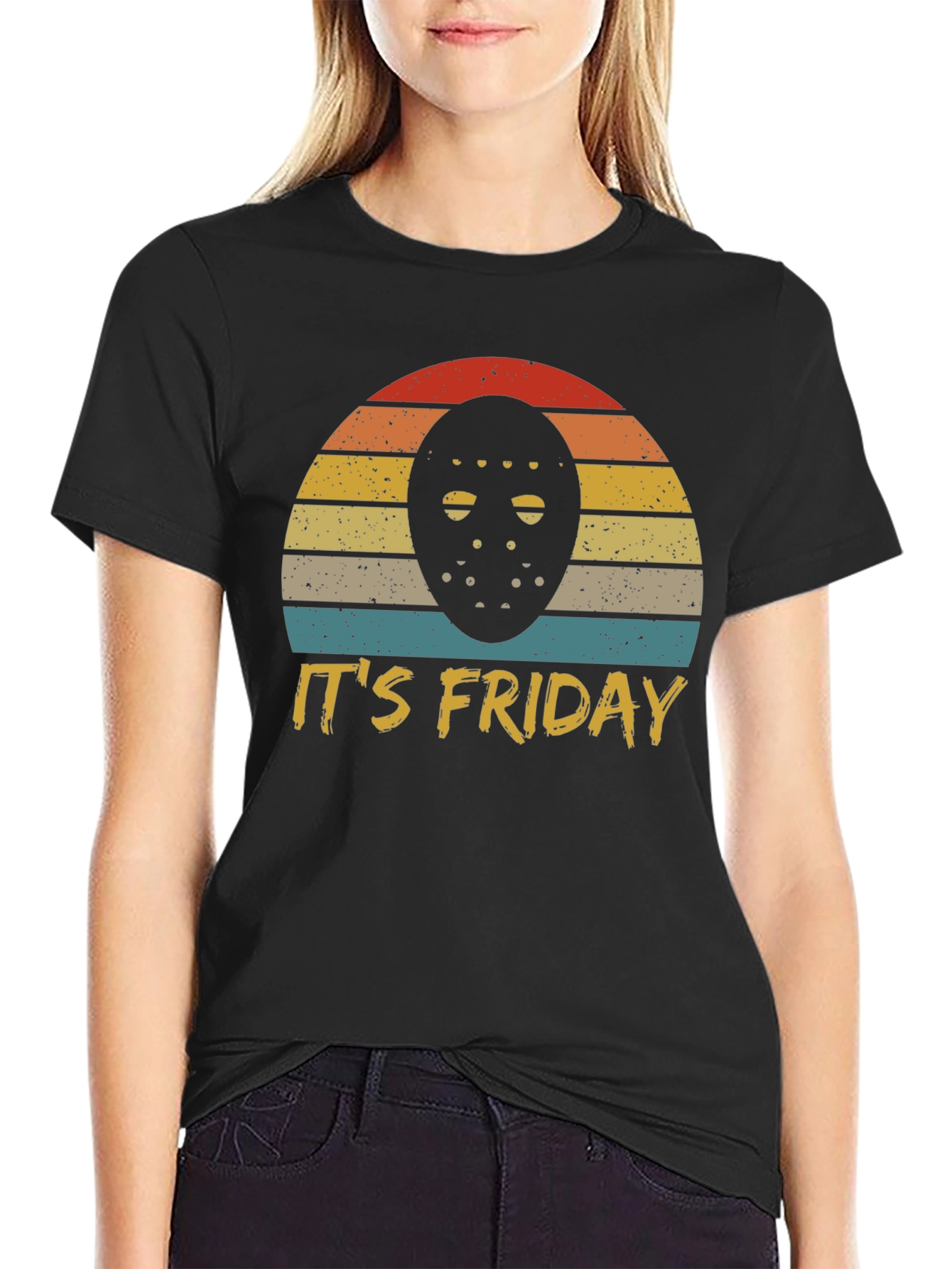 Its Friday Horror Mask T-Shirt