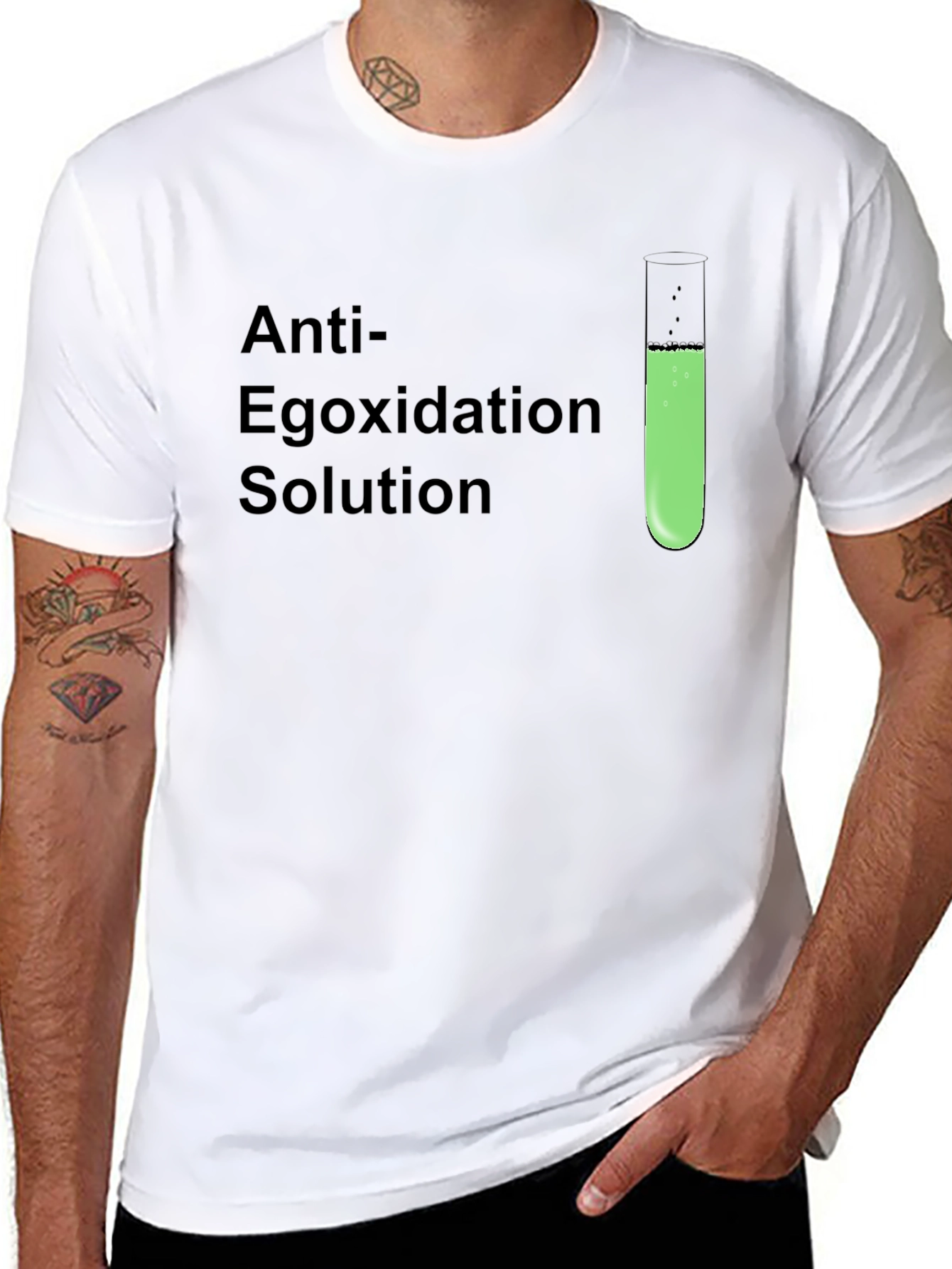 Anti-Egoxidation Solution Black T-Shirt