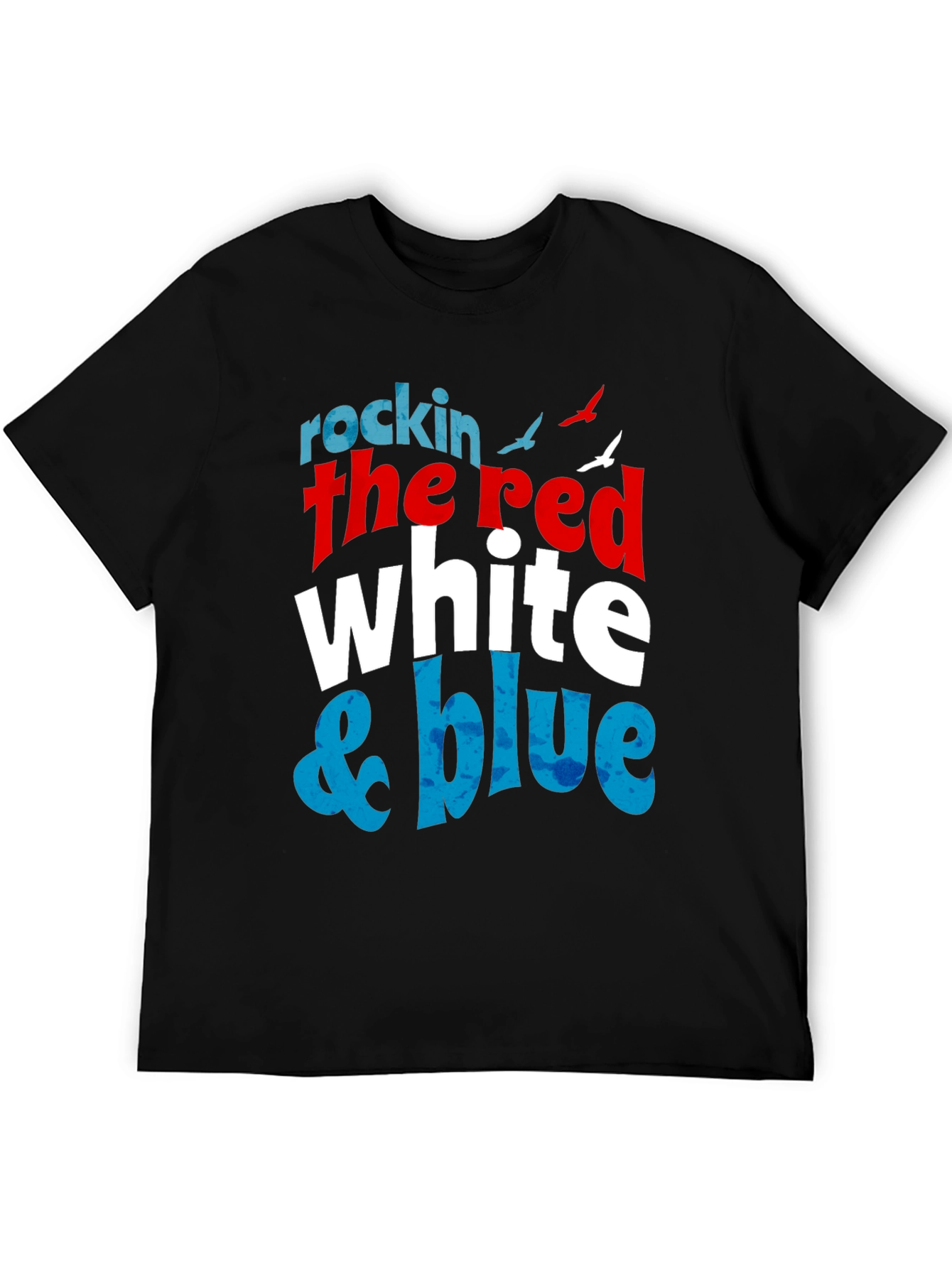 Rockin the Red White & Blue Graphic T-Shirt