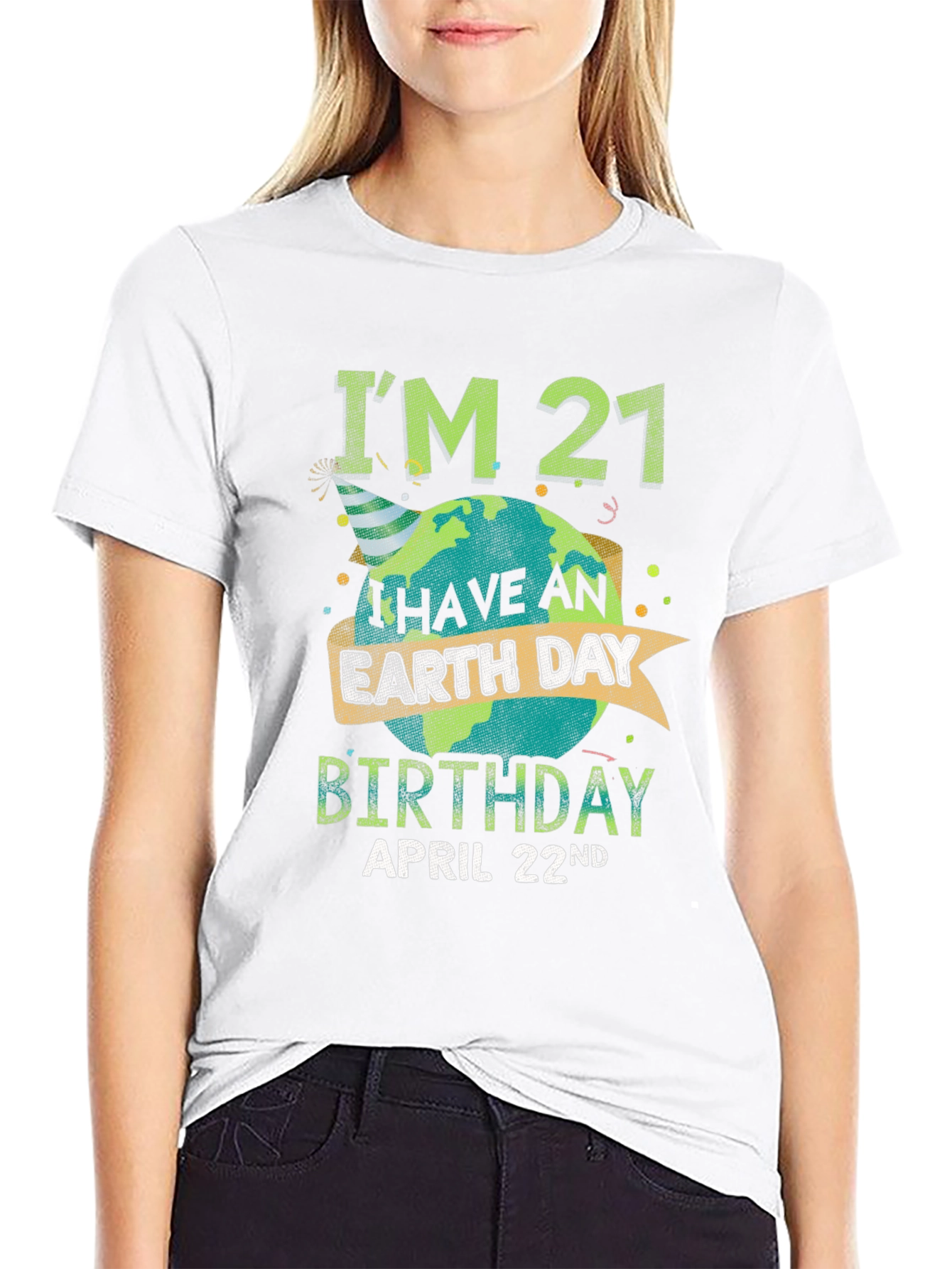 Earth Day 21st Birthday T-Shirt - April 22nd
