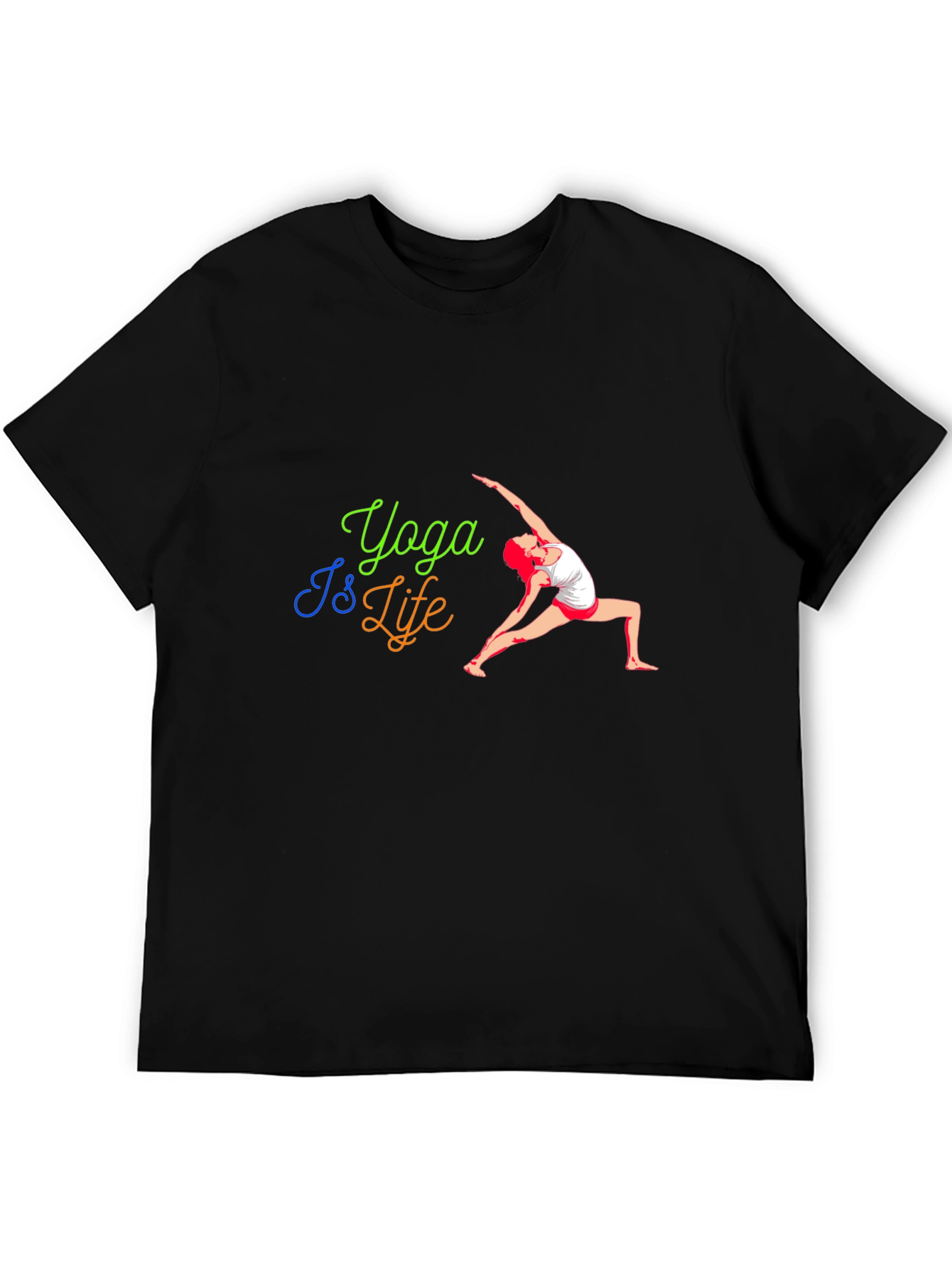 Yoga Is Life T-Shirt - Fitness Fashion Tee