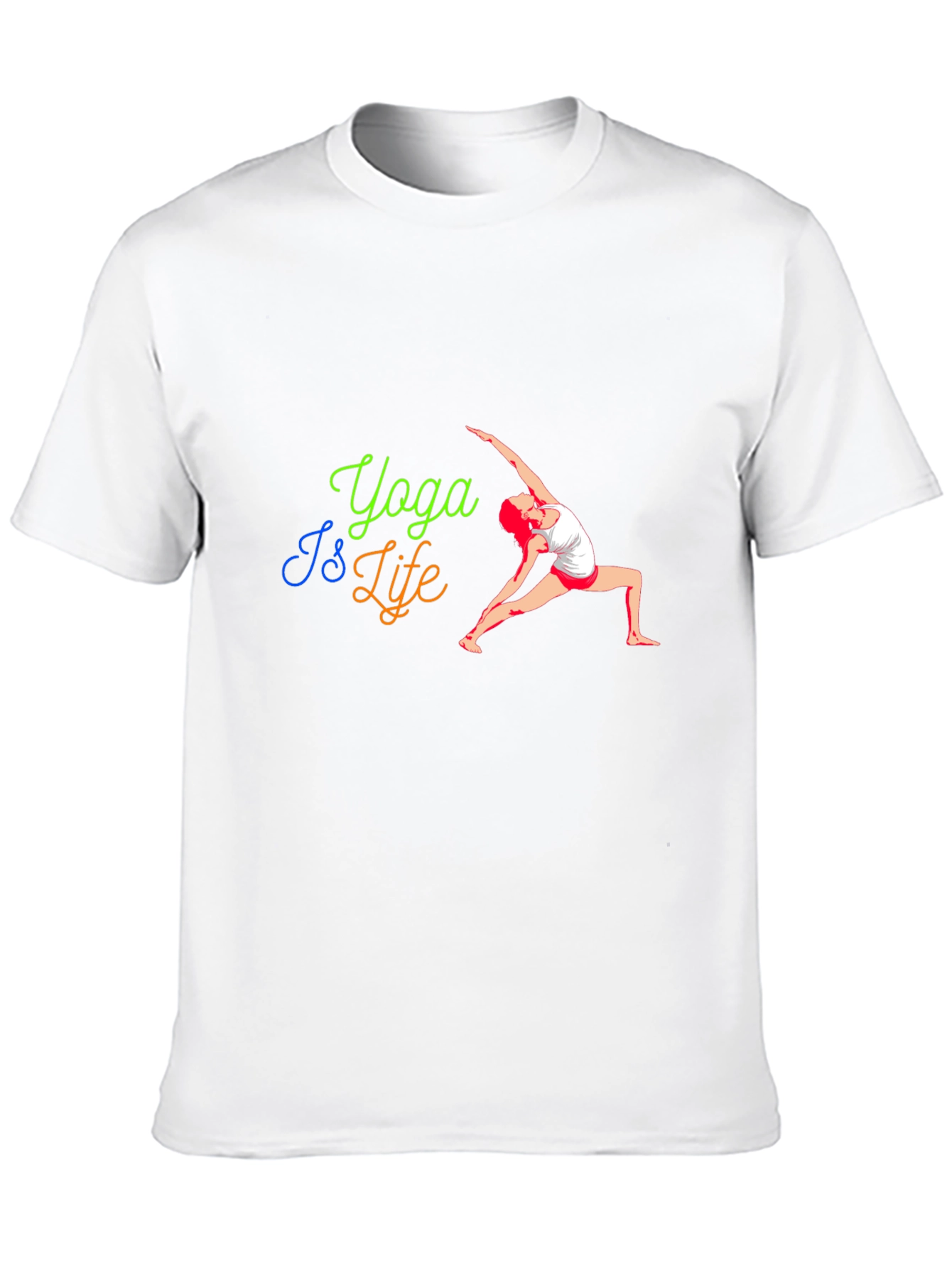 Yoga Is Life T-Shirt - Fitness Fashion Tee