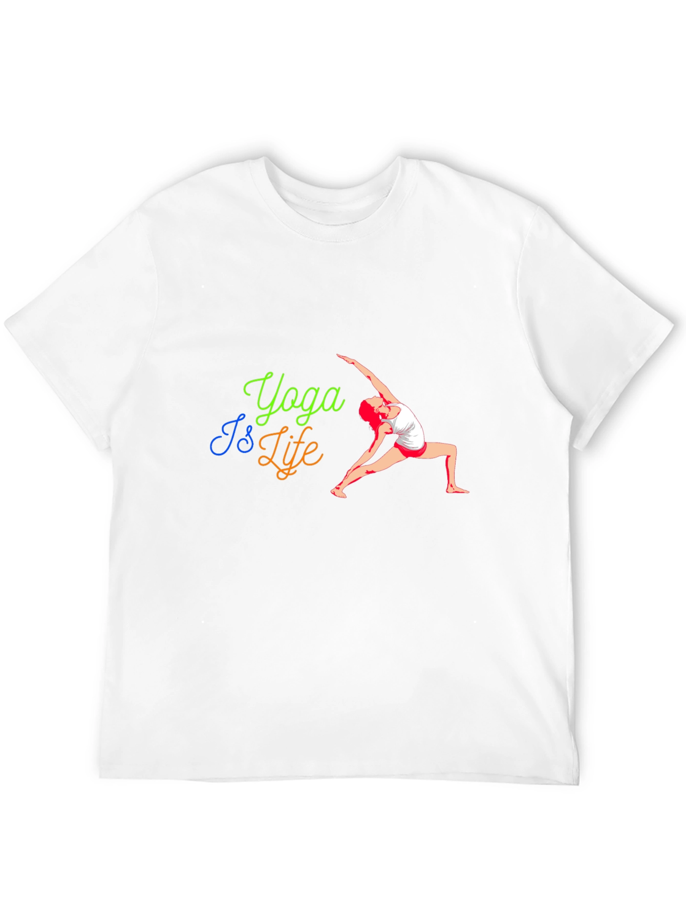 Yoga Is Life T-Shirt - Fitness Fashion Tee