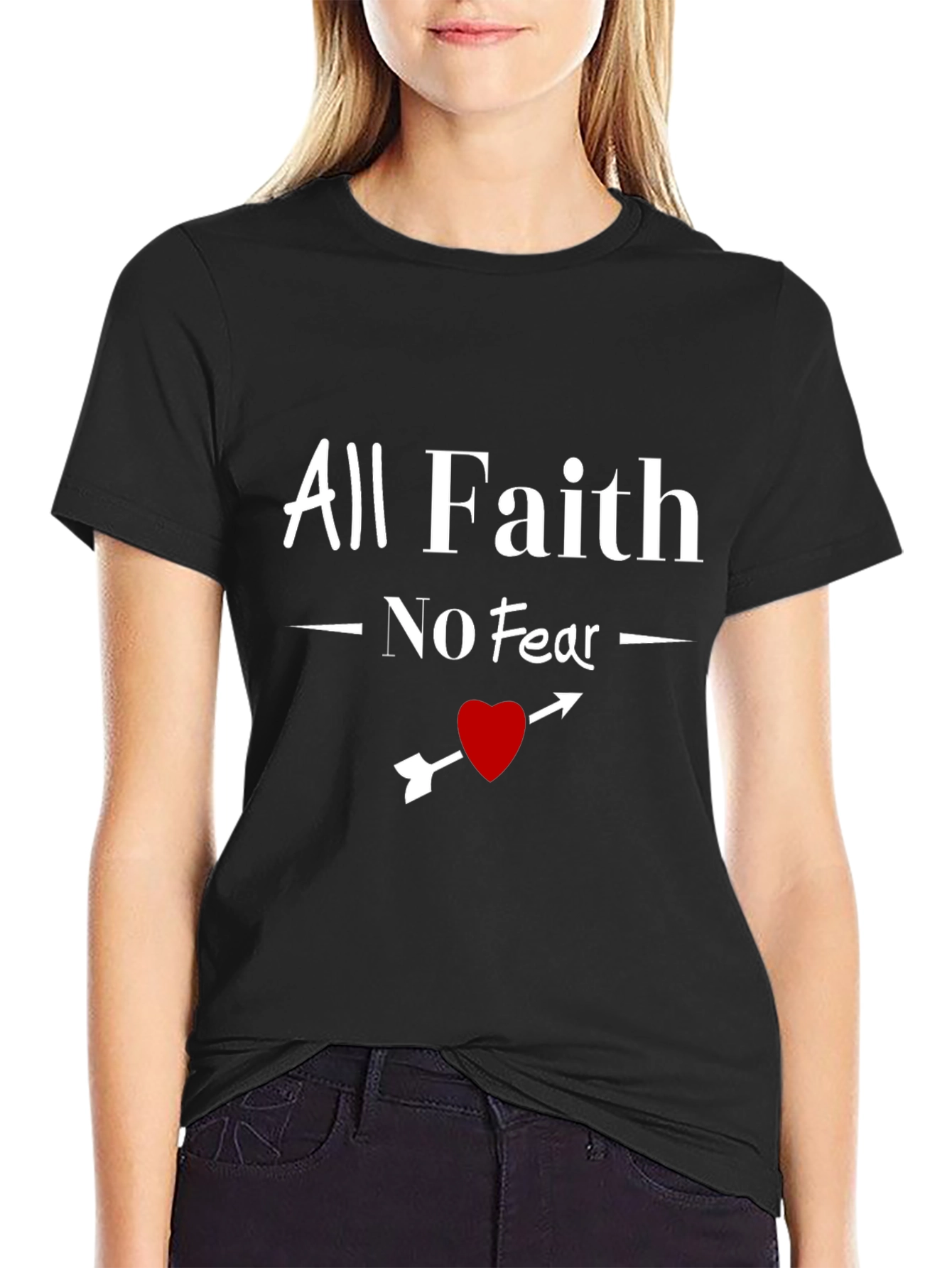 Faith Over Fear Graphic Tee - Stylish Christian Apparel