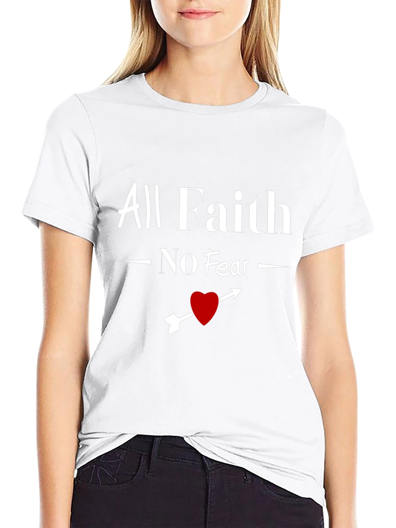 Faith Over Fear Graphic Tee - Stylish Christian Apparel