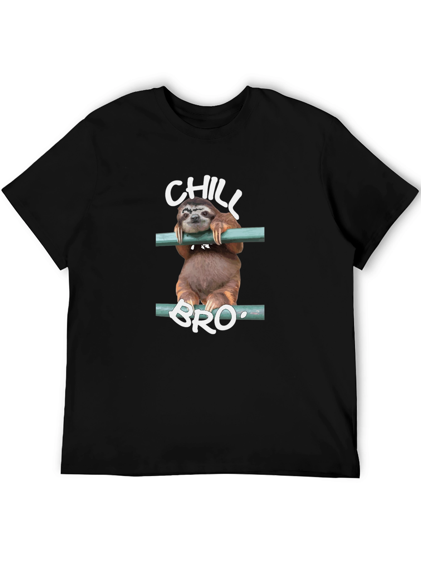 Chill Bro Sloth Graphic Tee - Relaxed Style