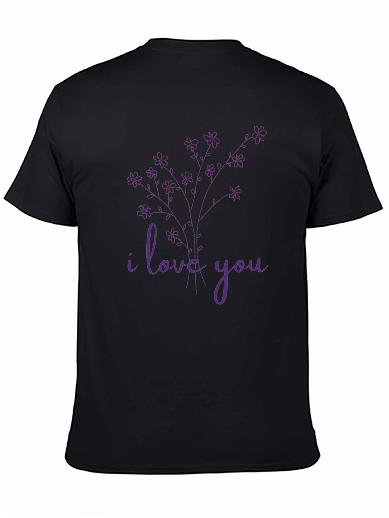 I Love You Floral Graphic Tee