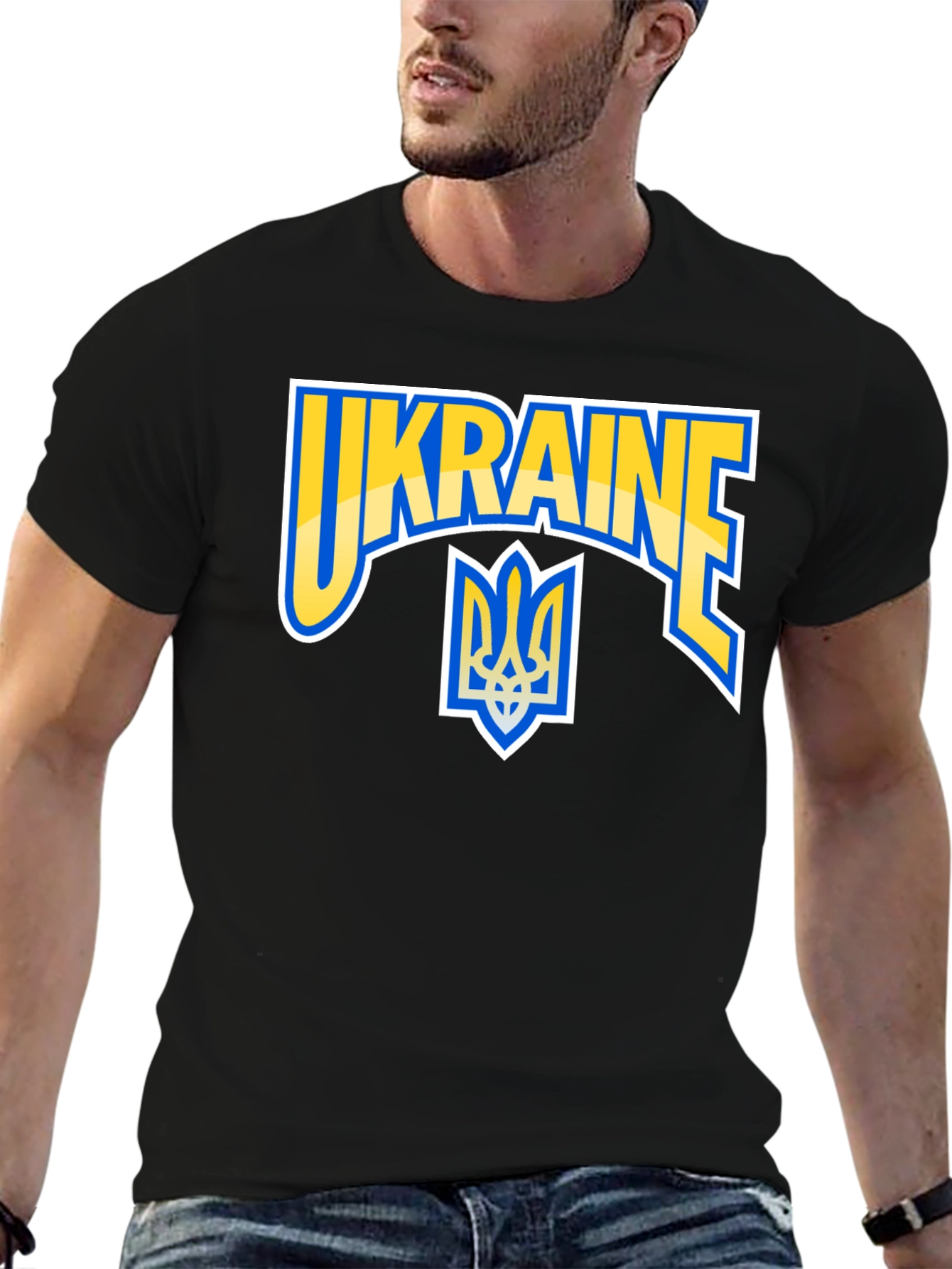 Ukraine T-Shirt with National Symbol