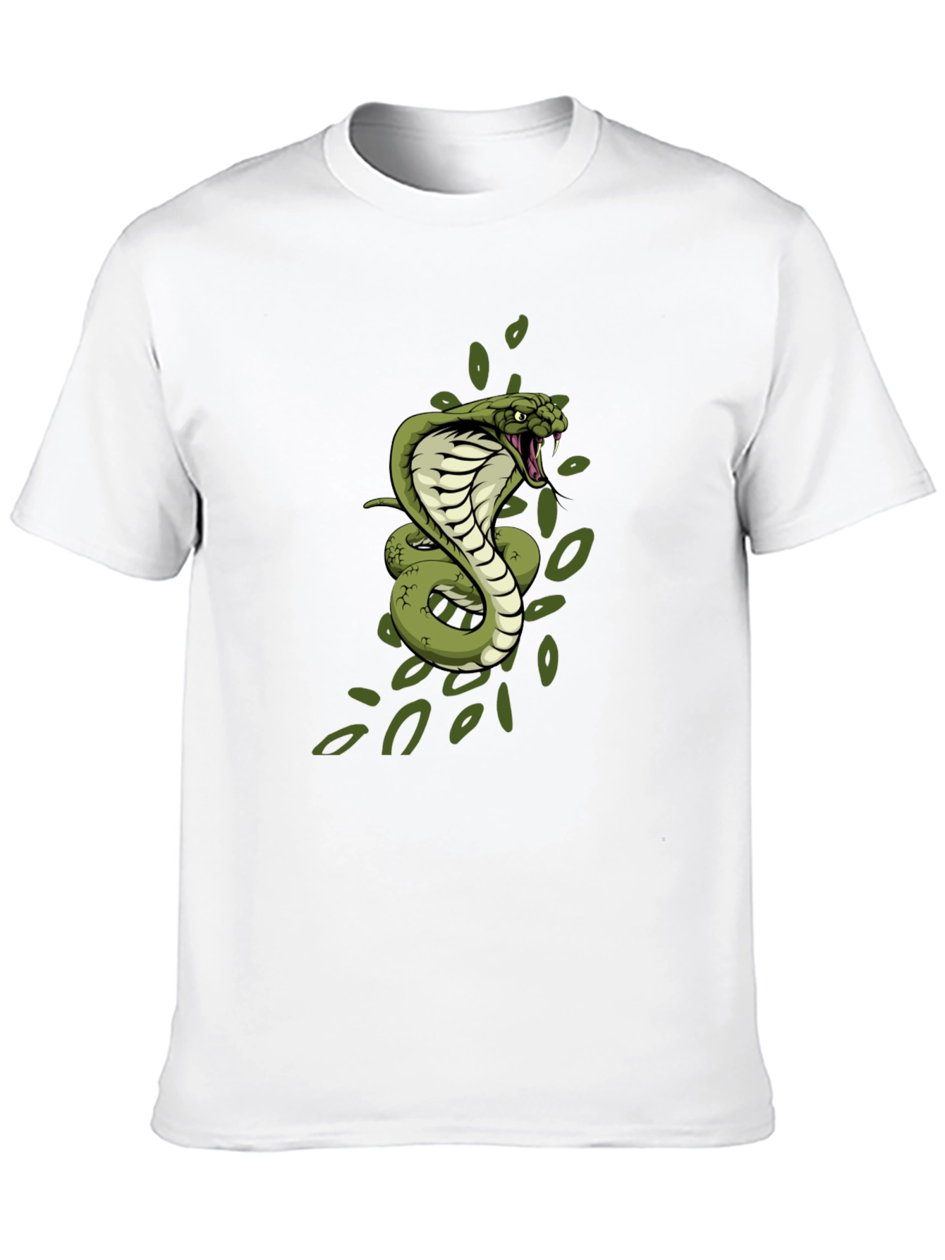 Cobra Graphic Print Black T-Shirt