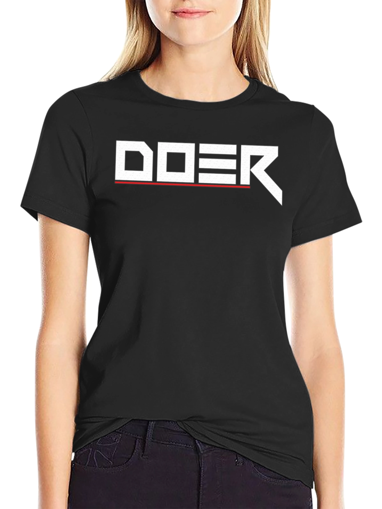Doer Graphic Tee - Mens Black T-Shirt