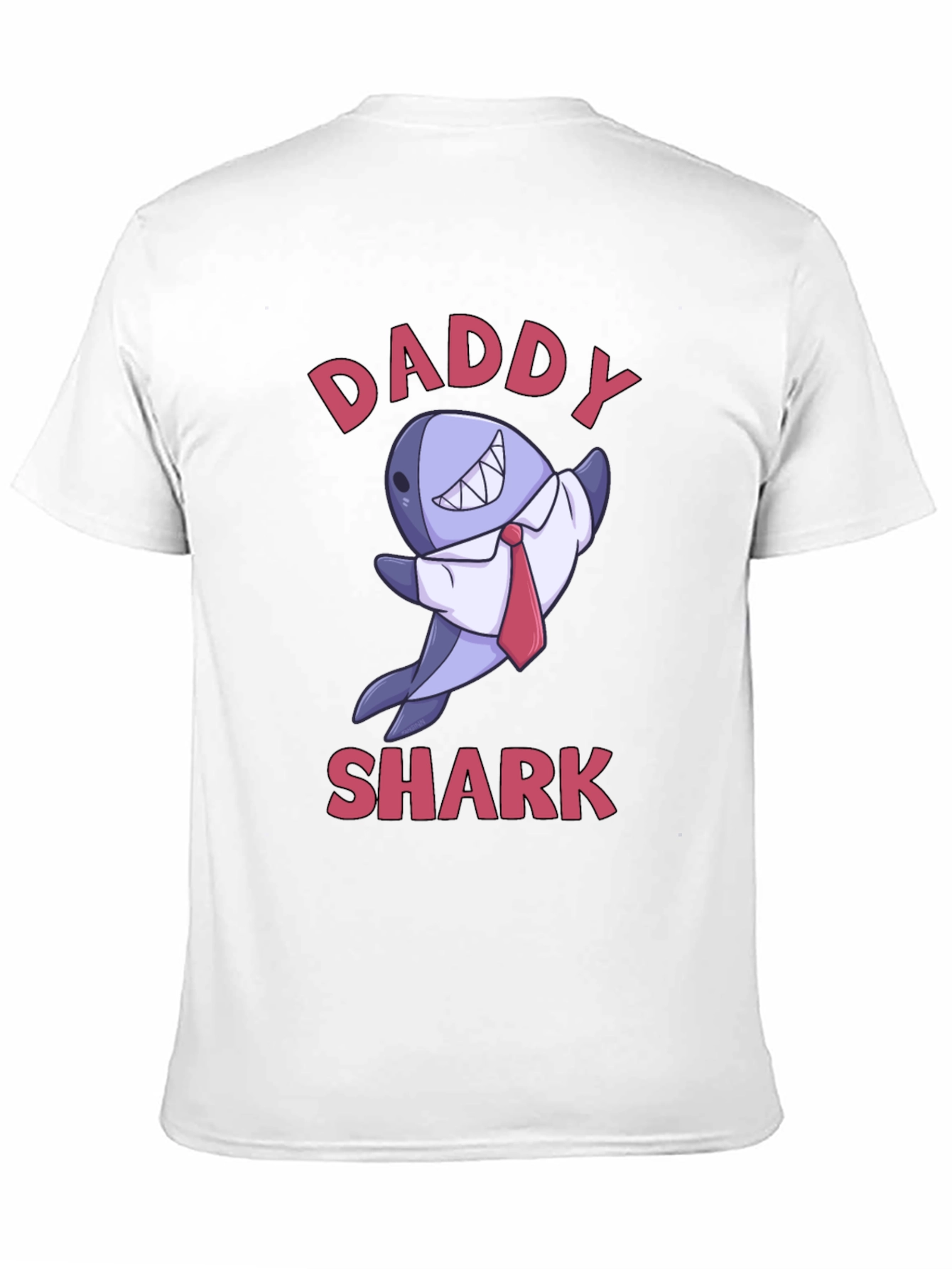 Daddy Shark Graphic T-Shirt - Black