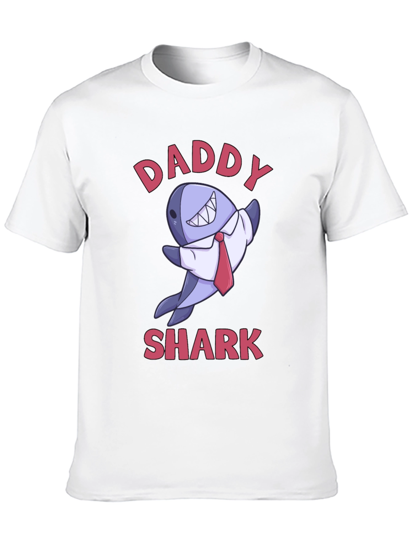 Daddy Shark Graphic T-Shirt - Black