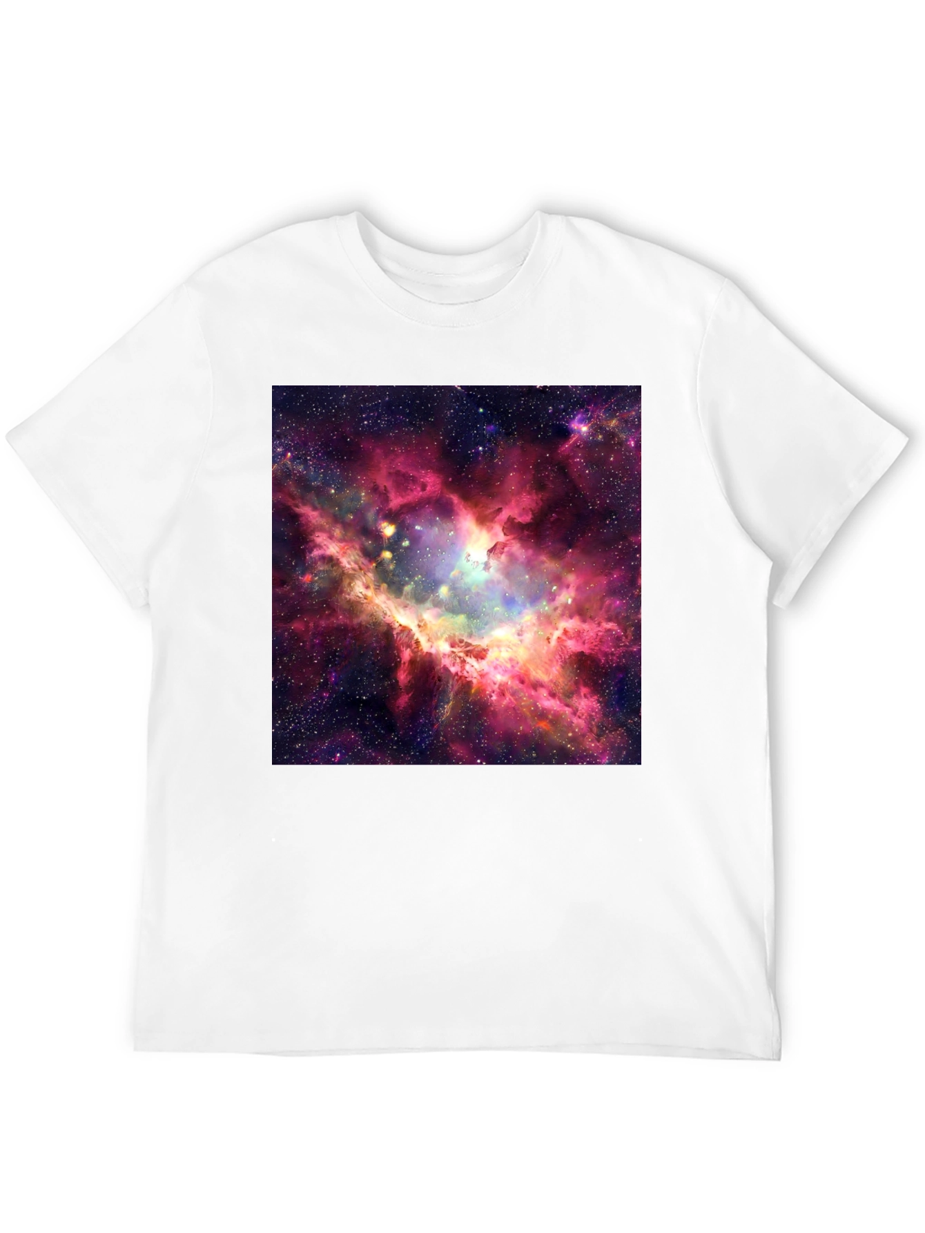 Nebula Print Black T-Shirt
