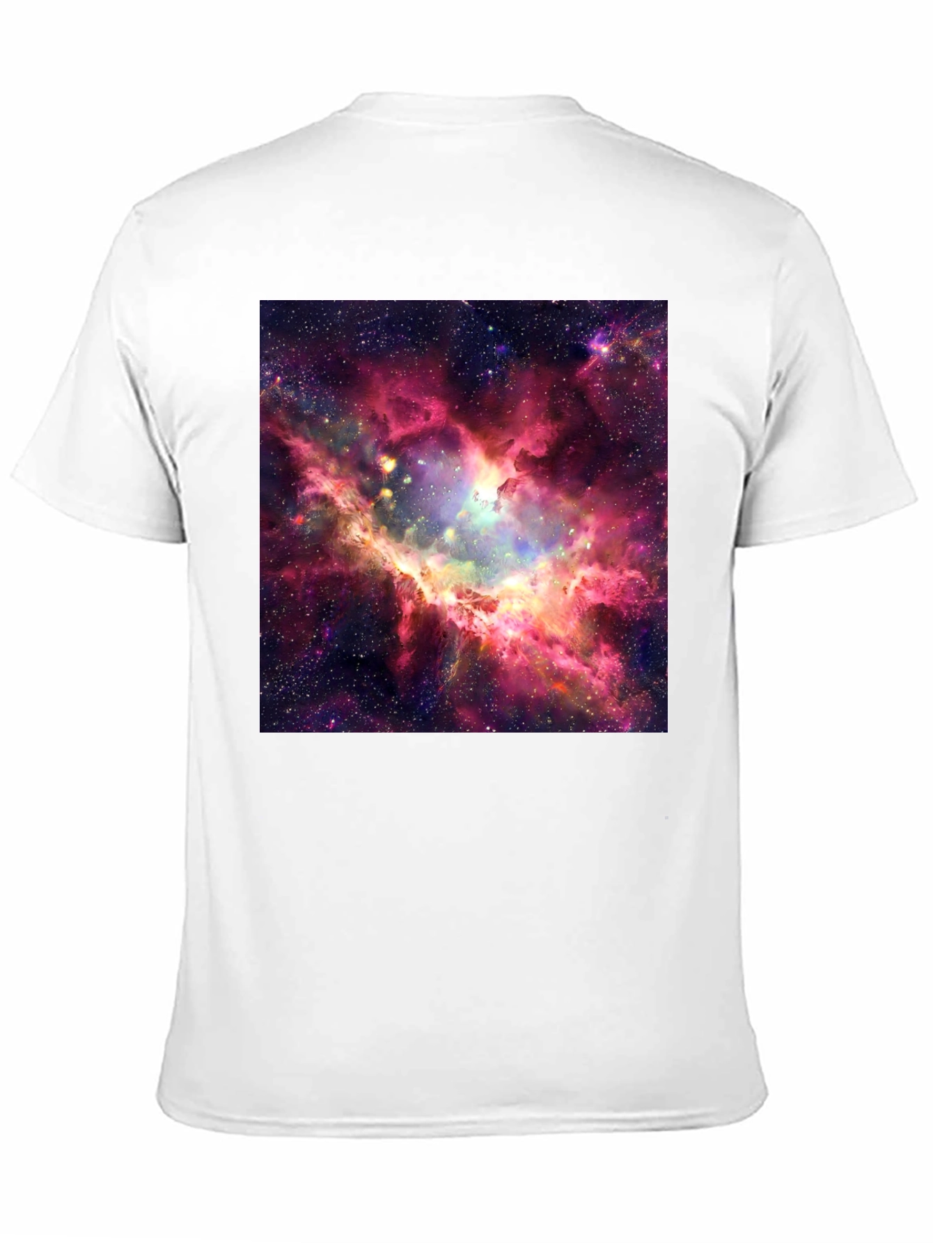 Nebula Print Black T-Shirt