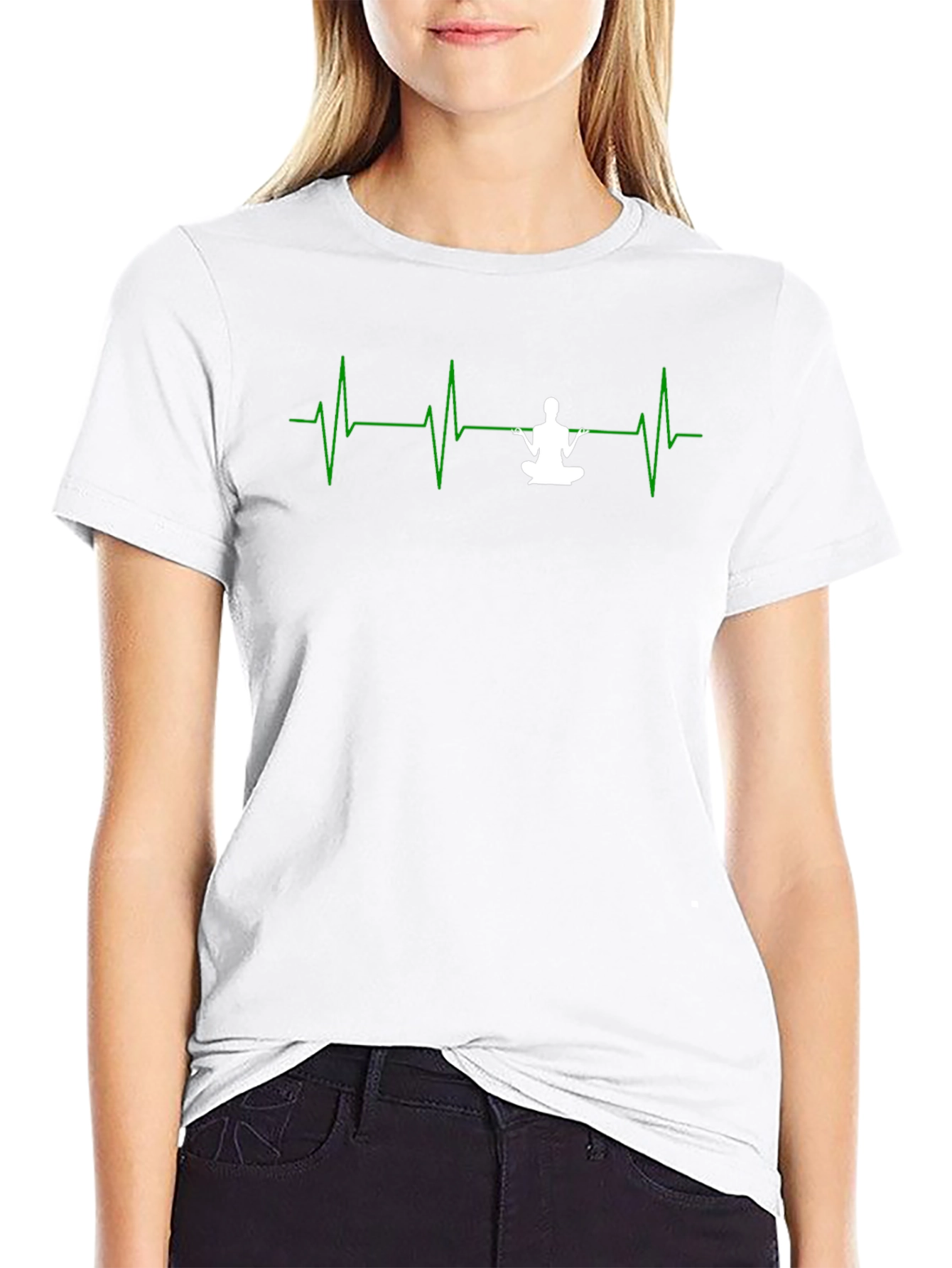Yoga Heartbeat T-Shirt - Meditate in Style
