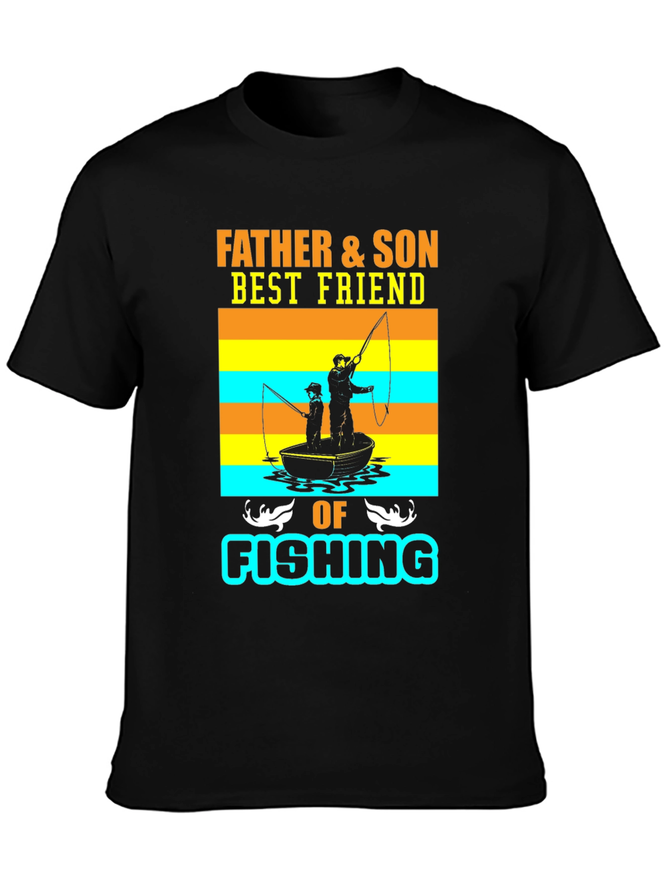 Father & Son Fishing T-Shirt - Best Friends Design