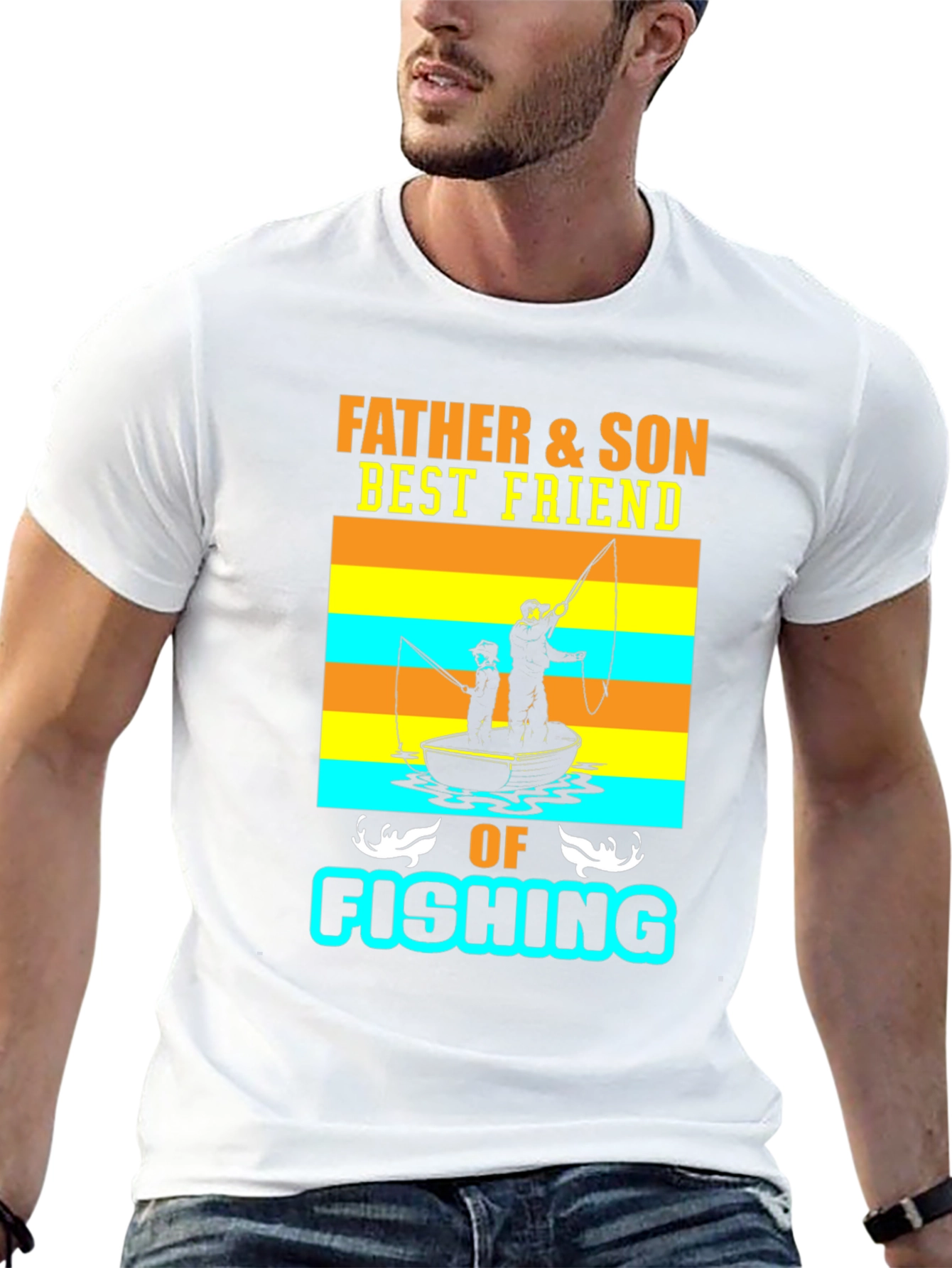 Father & Son Fishing T-Shirt - Best Friends Design