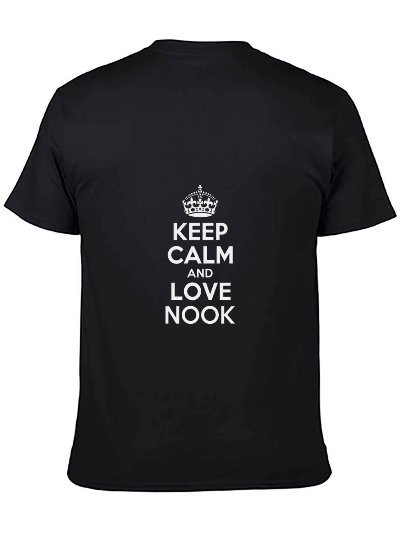 Keep Calm and Love Nook Black T-Shirt
